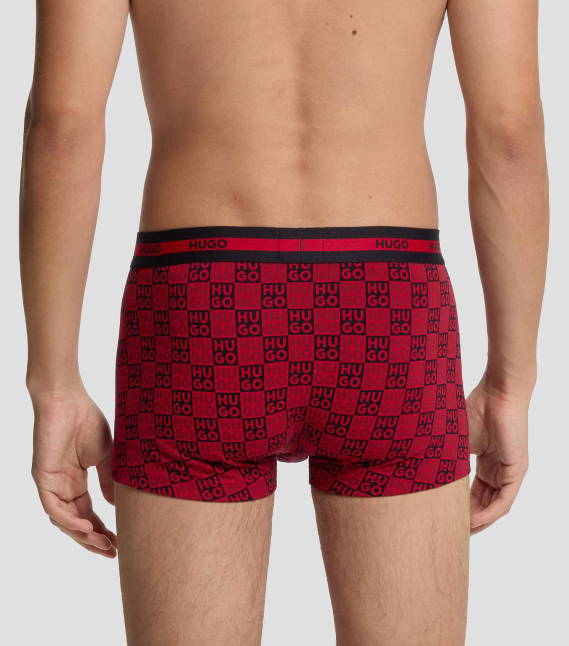 Set de Bóxers cortos 3 piezas de algodón elástico Hombre