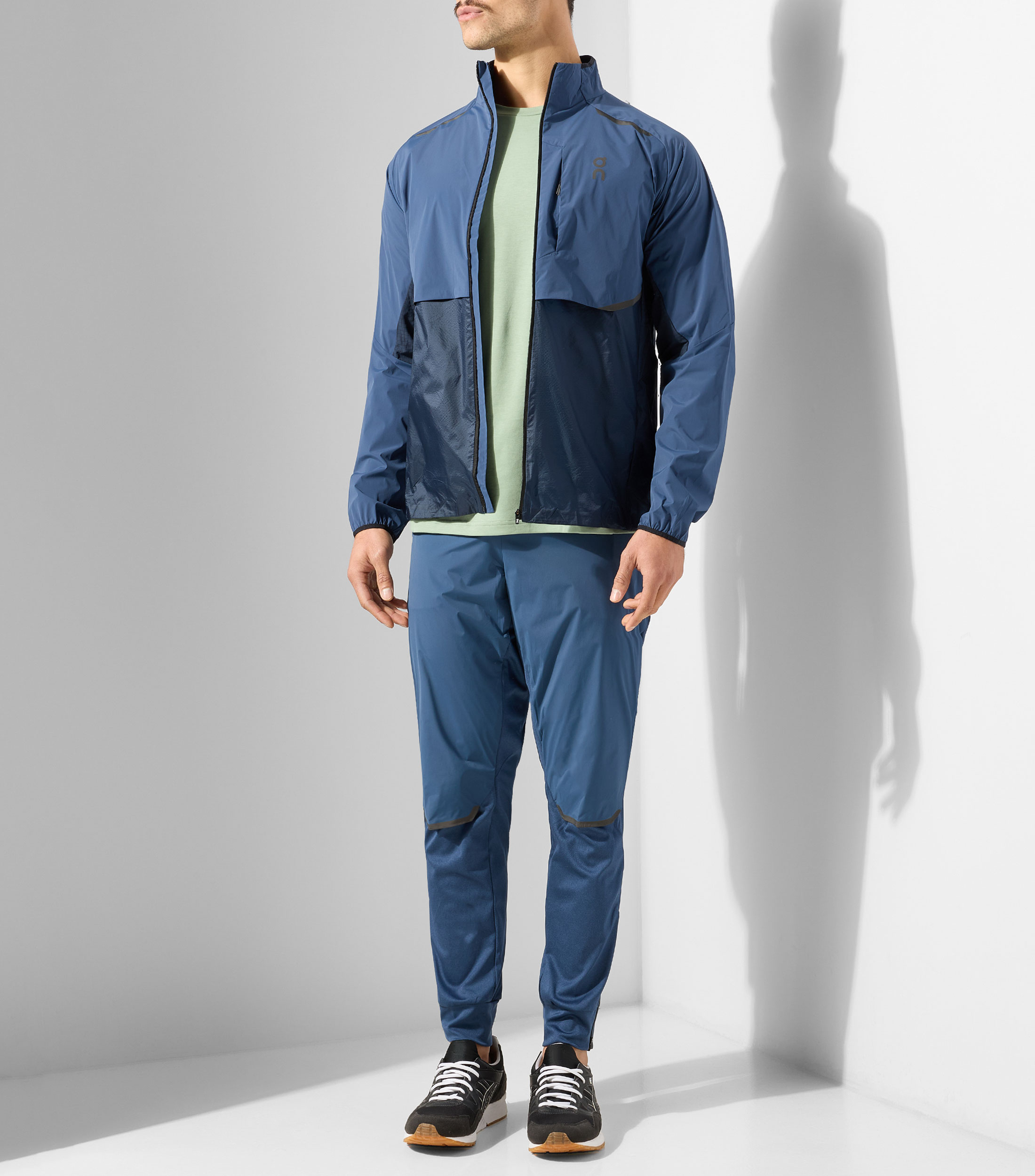 Chamarra para correr Weather Hombre