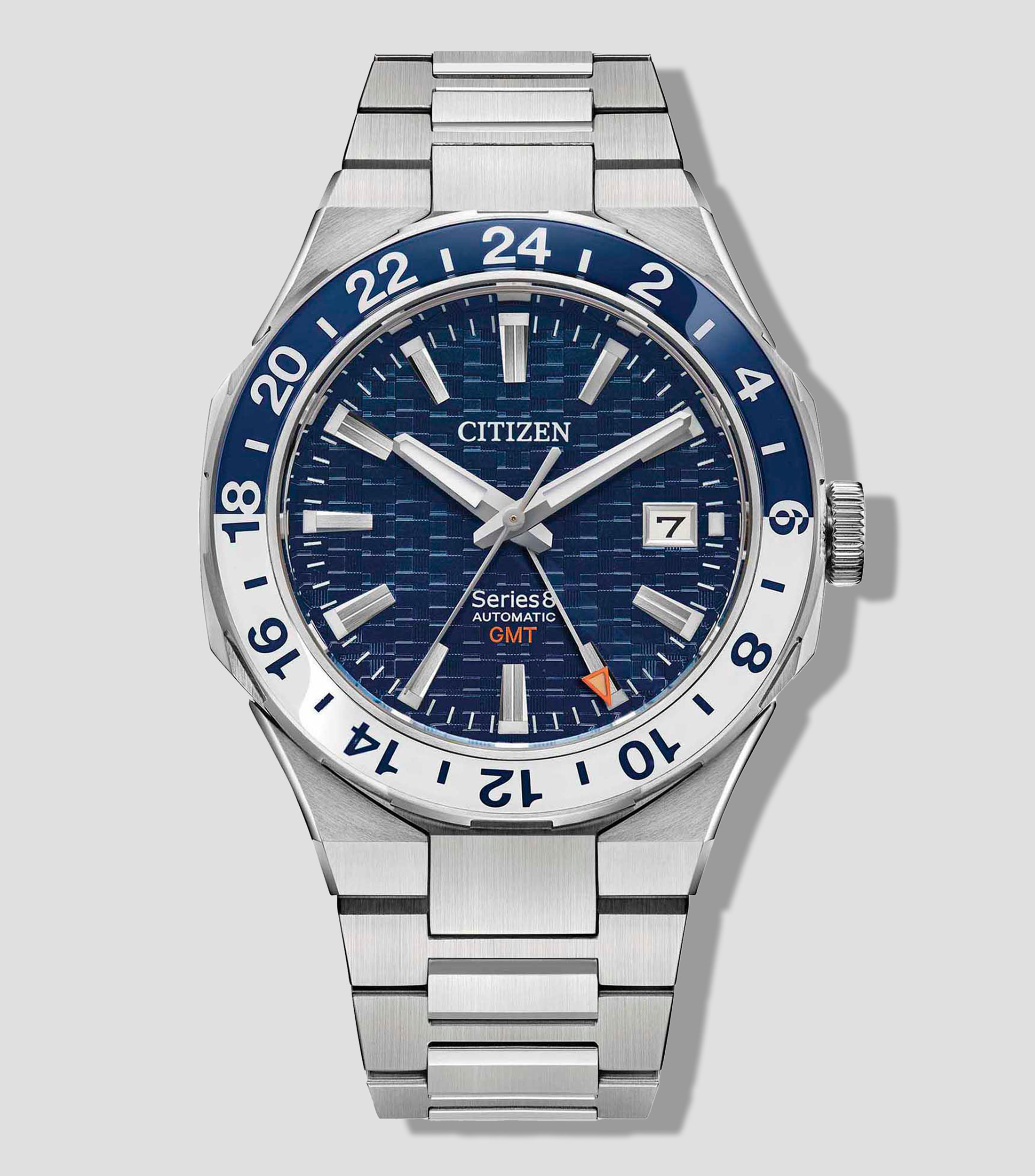 Reloj para hombre Series 8 880 GMT De Vestir, Plateado