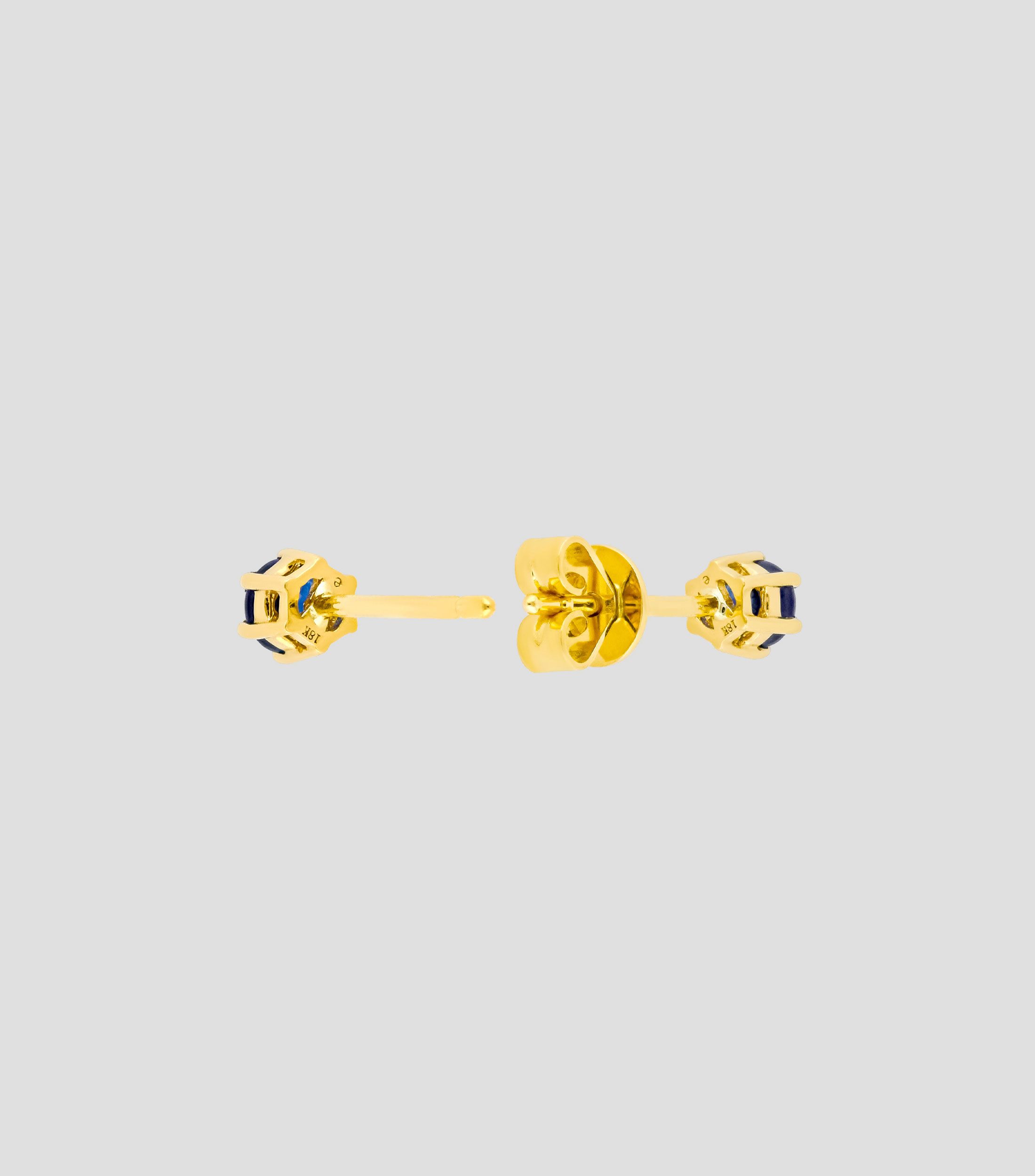 Aretes en oro amarillo 18 Kts Mujer