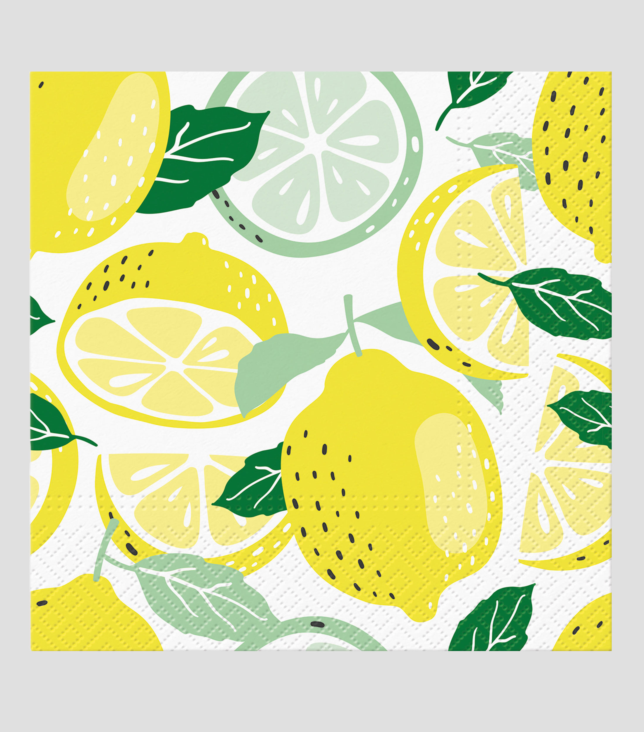 Set 20 Servilletas limones de papel