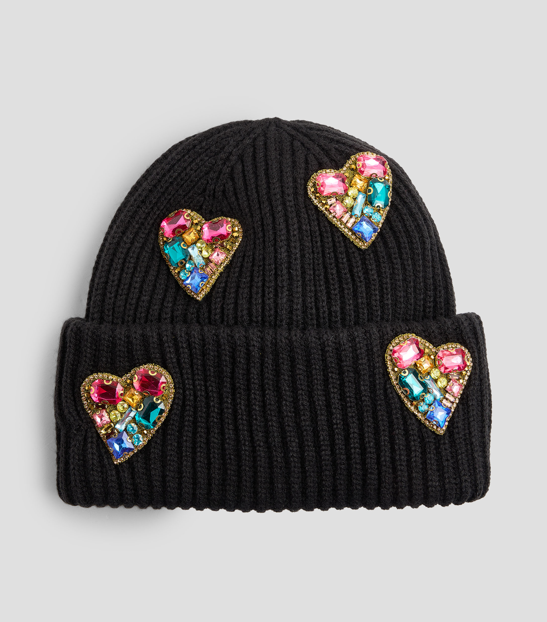 Gorro en tejido de punto fantasía Mujer