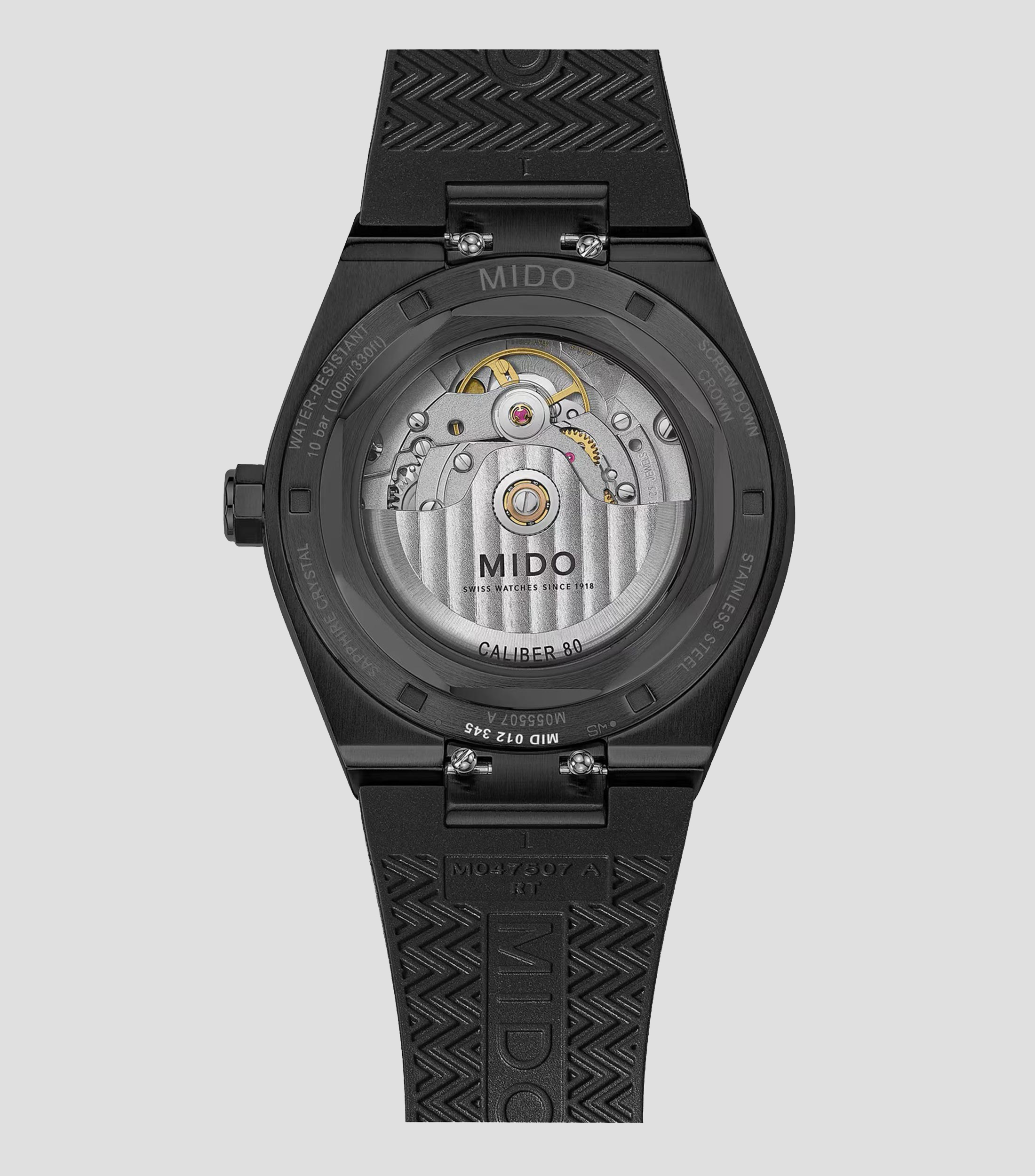 Reloj para Hombre Multifort 8 One Crown casual, Negro