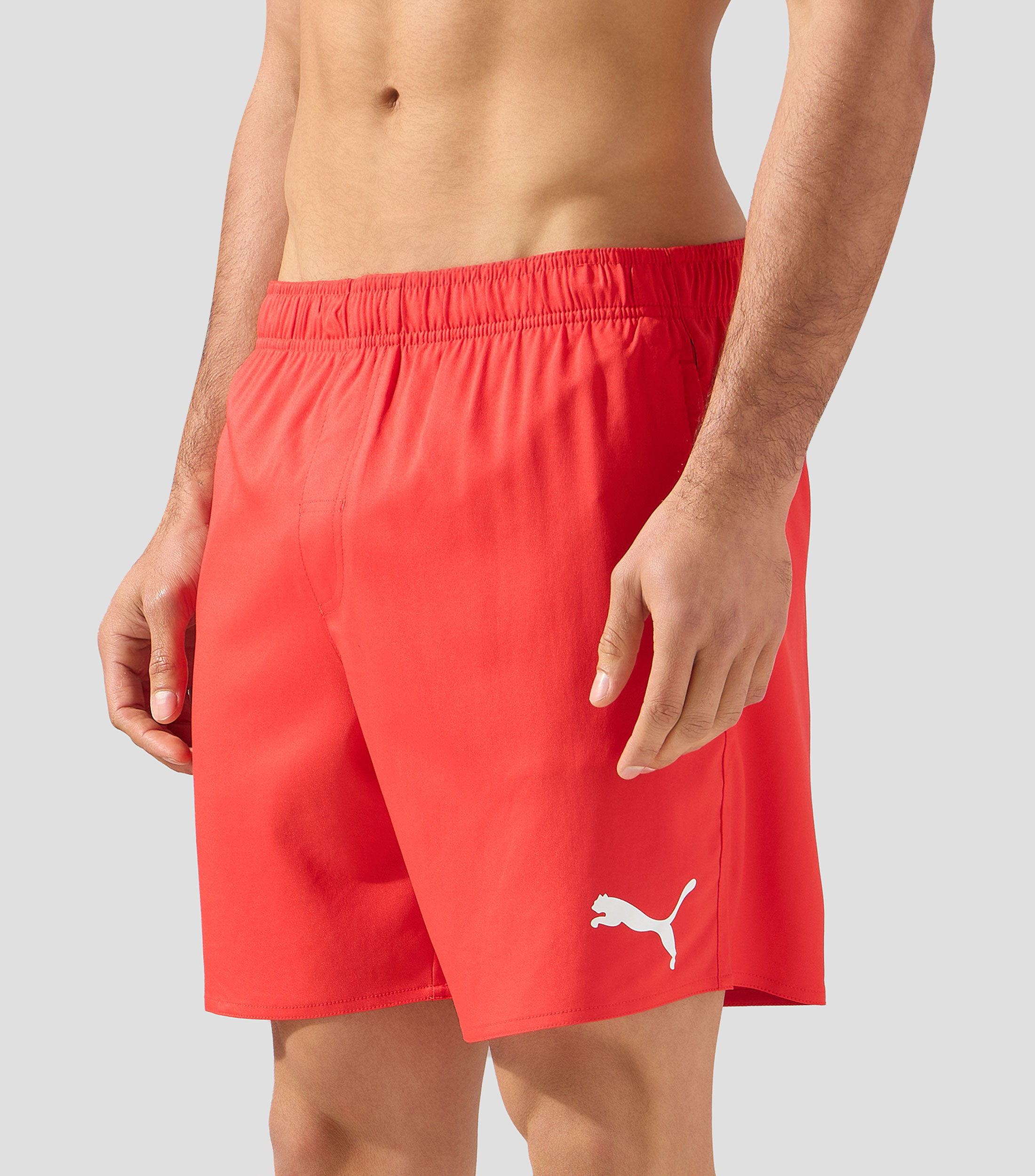 Traje de baño corto liso Hombre