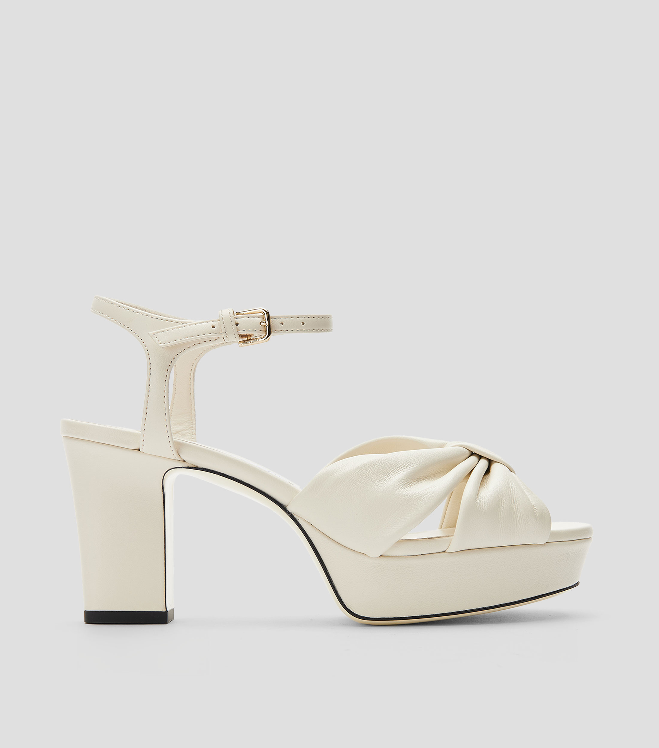 Sandalias con tacón alto cuadrado y plataforma Heloise Mujer