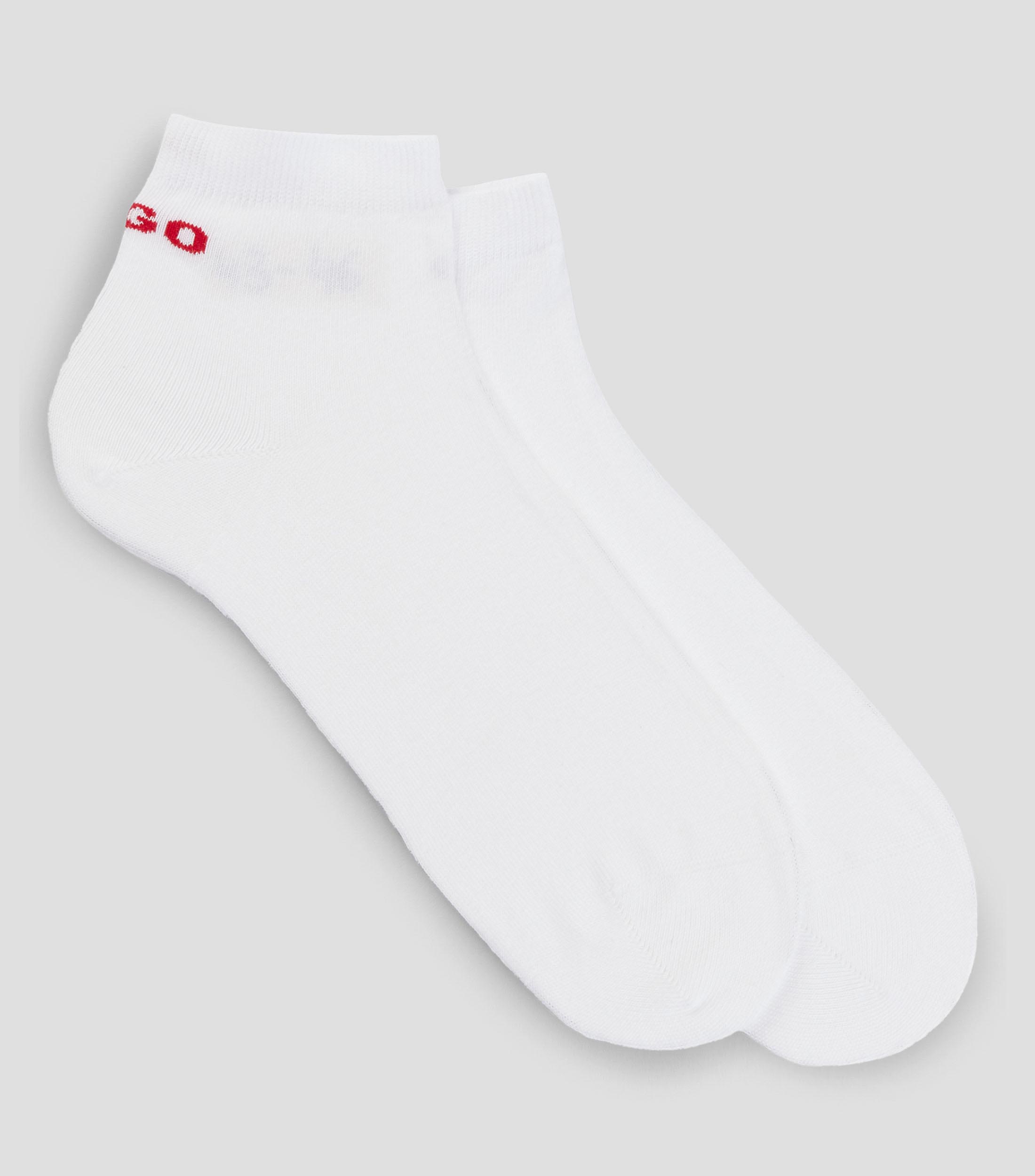 Paquete de dos pares de calcetines cortos de algodon Hombre