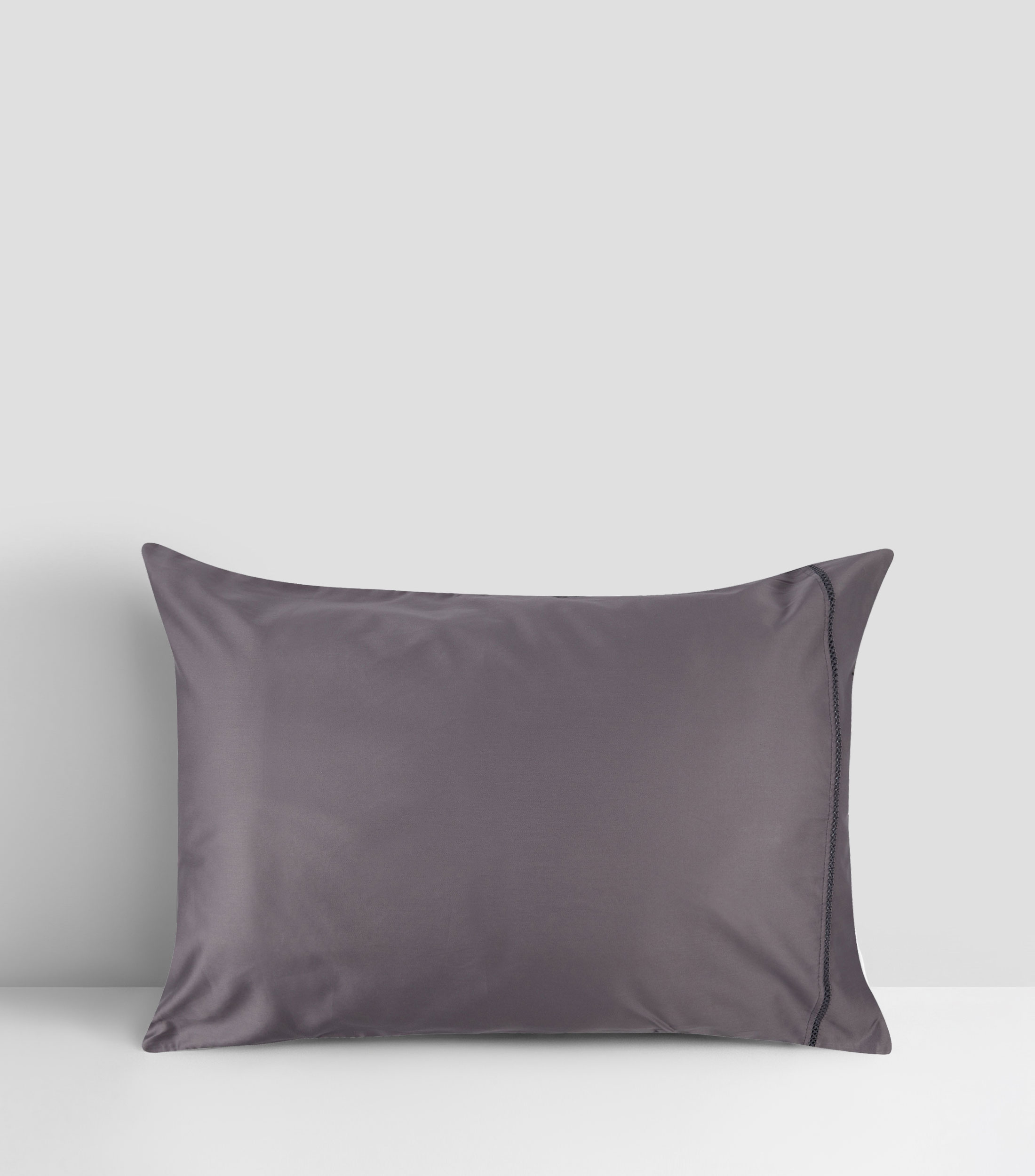 Funda para almohada Estandar en algodon Graham Gris Oxford