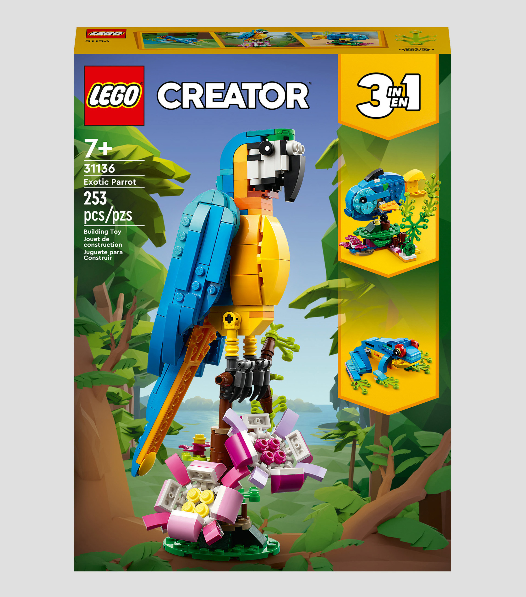 Lego Creator Loro Exótico 31136