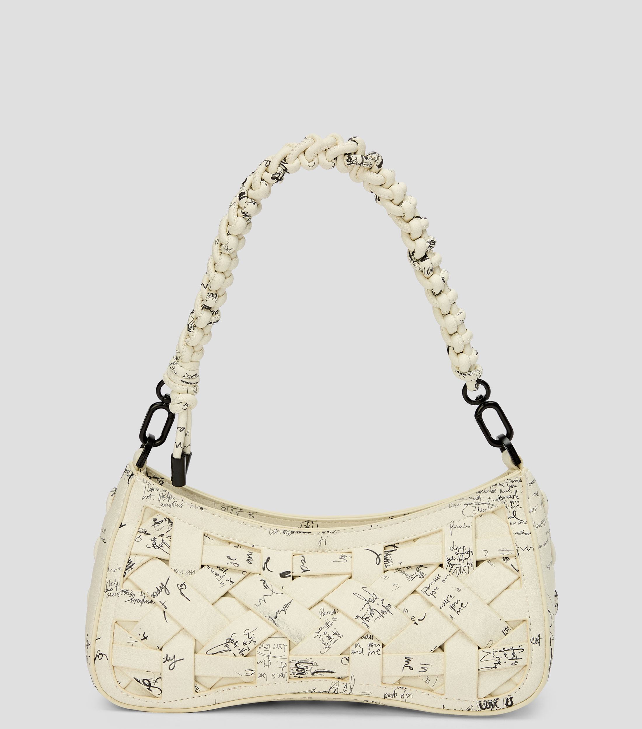 Bolsa shoulder blanca Indio Alsacia estampada Mujer