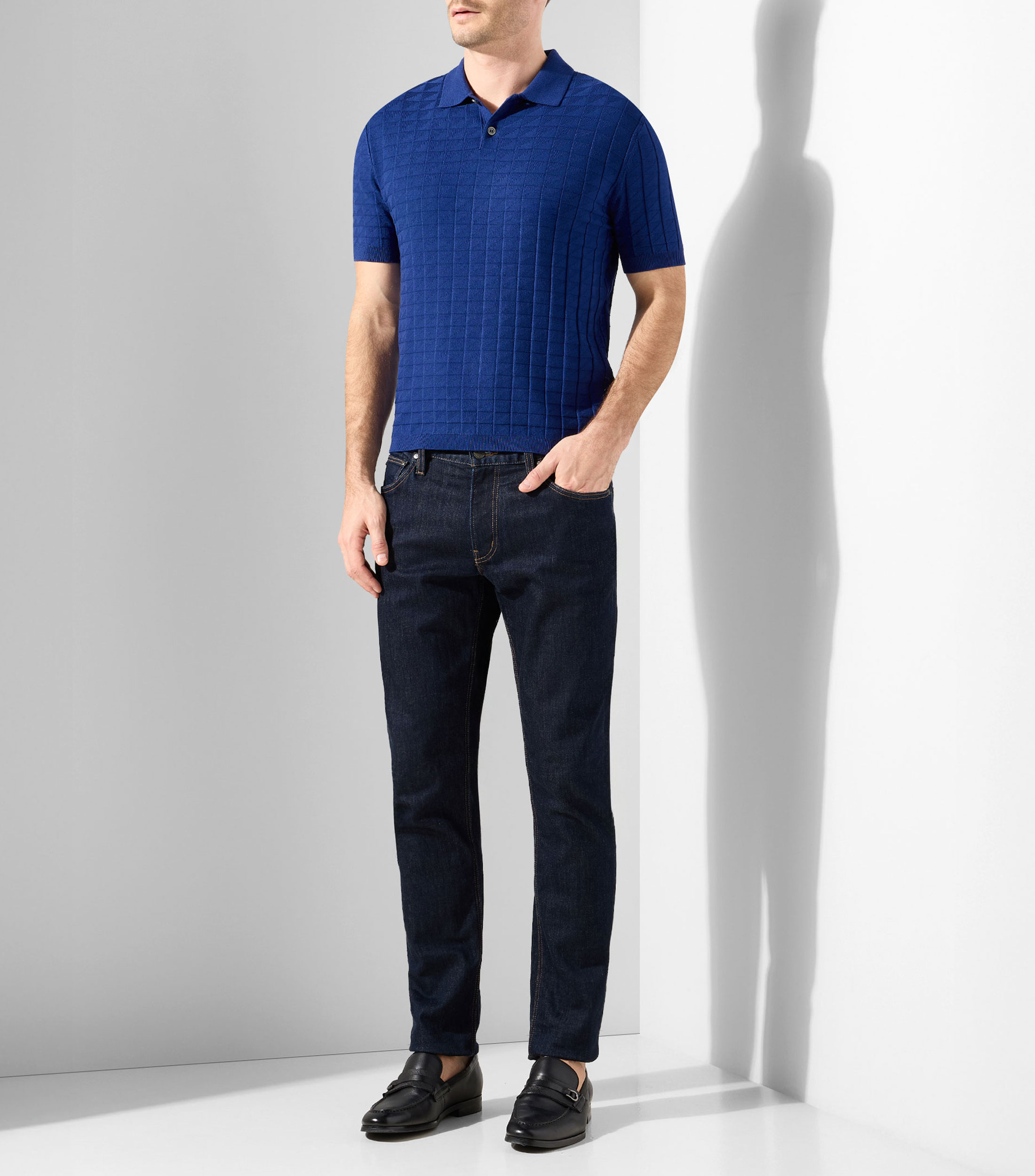 Playera Tipo Polo Manga Corta Hombre