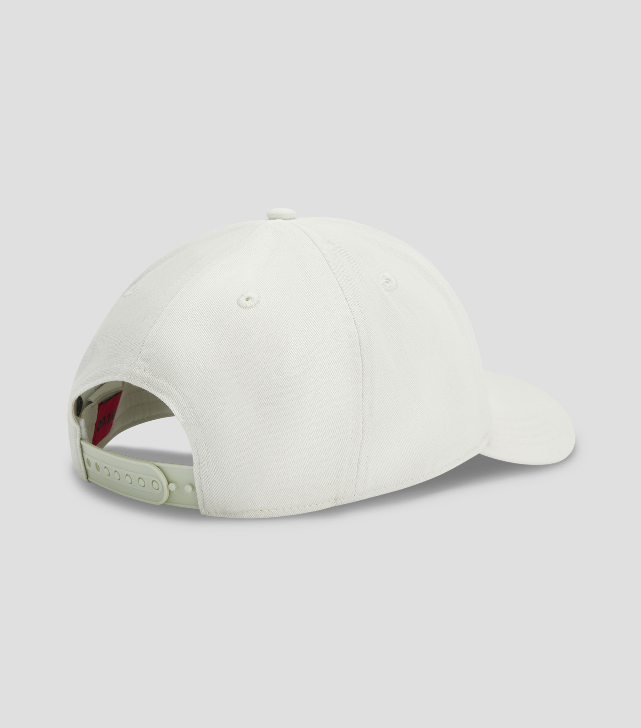 Gorra de sarga de algodón con logo Hombre