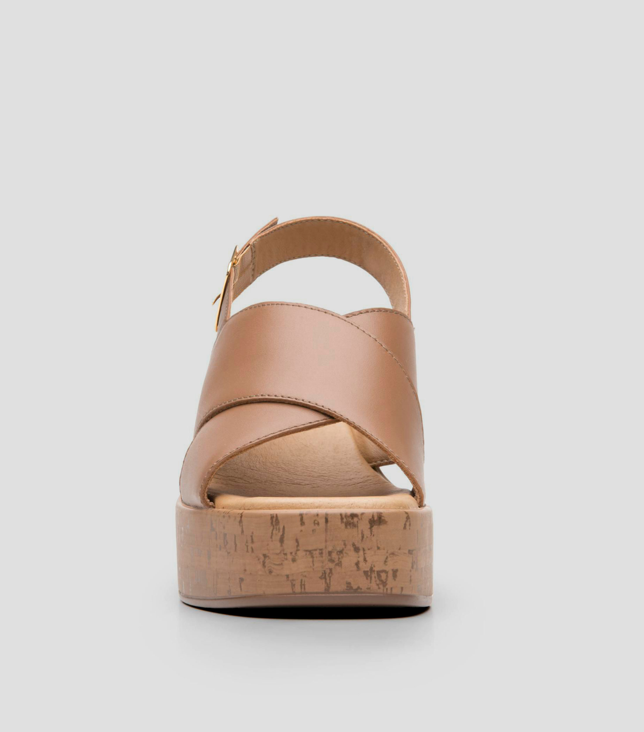 Sandalias con tacón alto de cuña Geraldinne Mujer