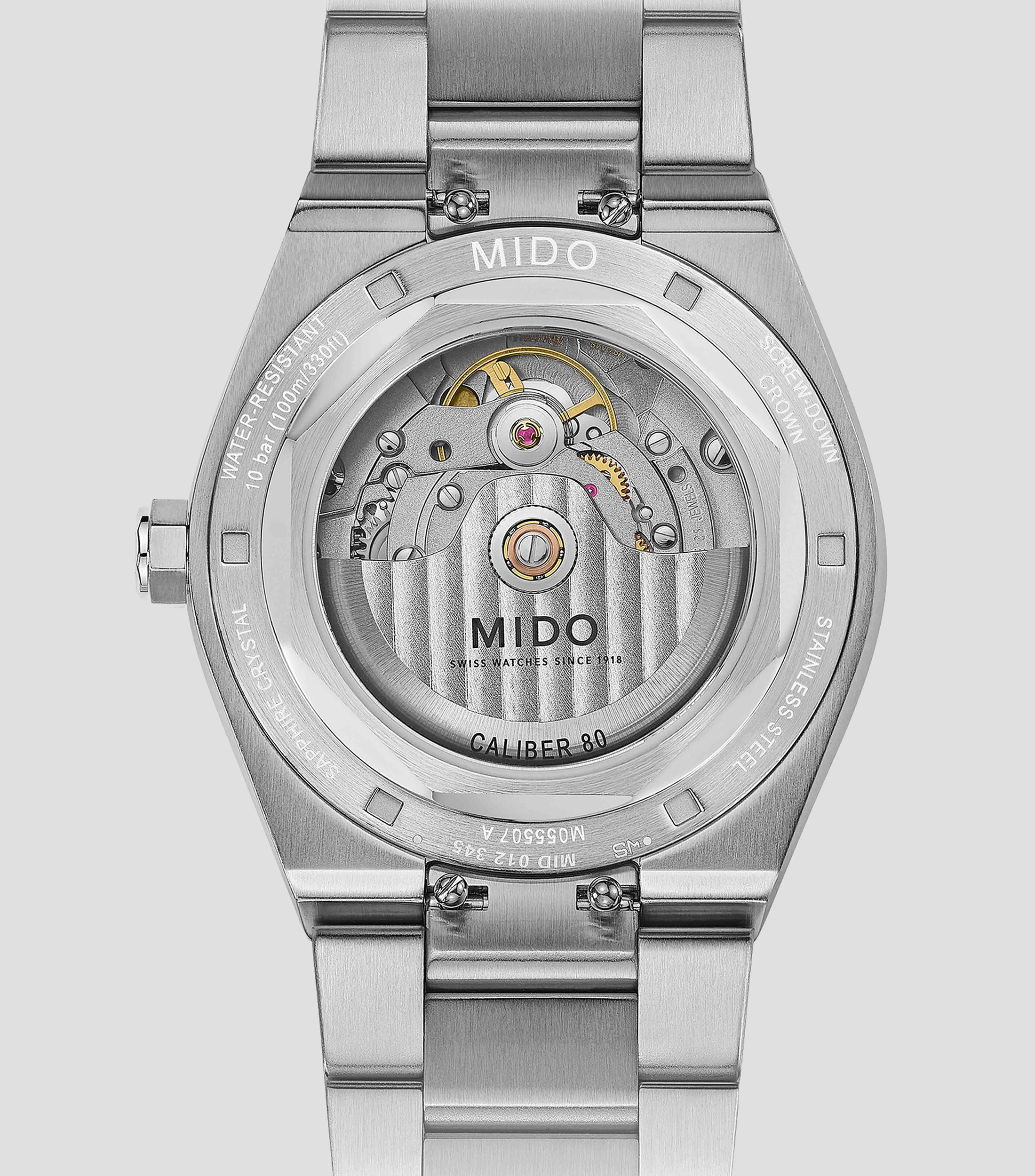 Reloj Unisex Multifort 8 One Crown Casual Plateado