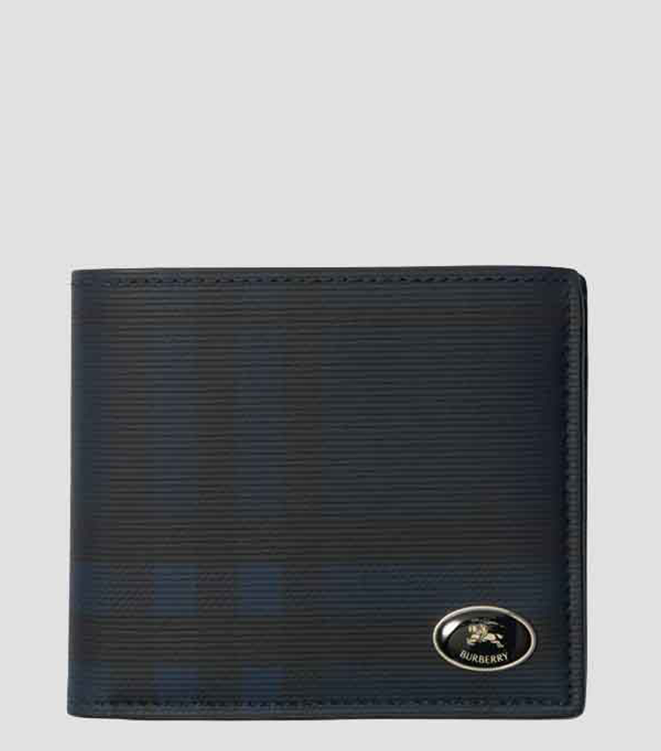 Cartera plegable Check Hombre