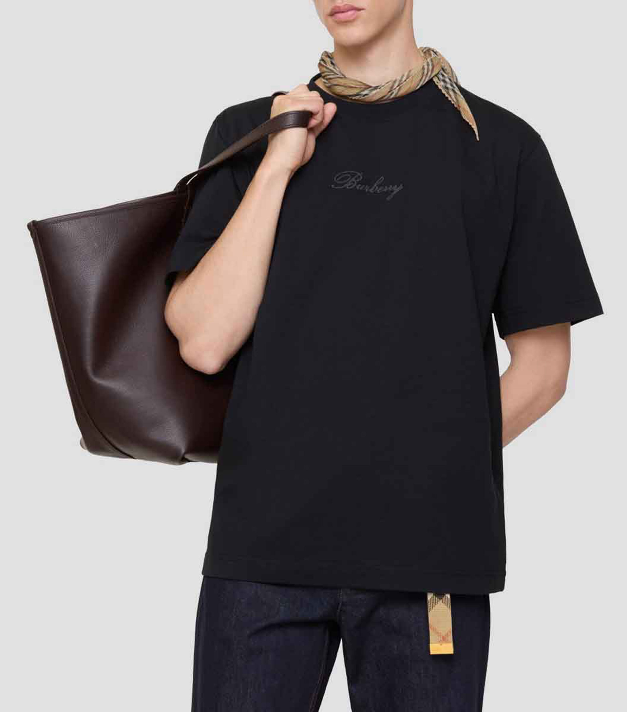 Playera cuello redondo manga corta liso Hombre