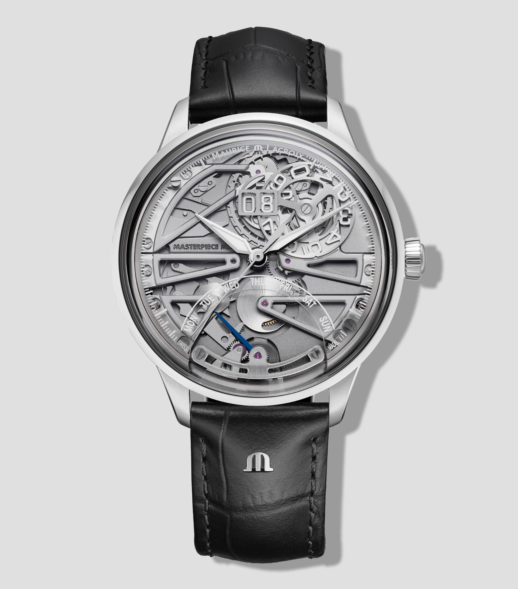 Reloj para Hombre 1975 Automatic Big Date Retro, plateado