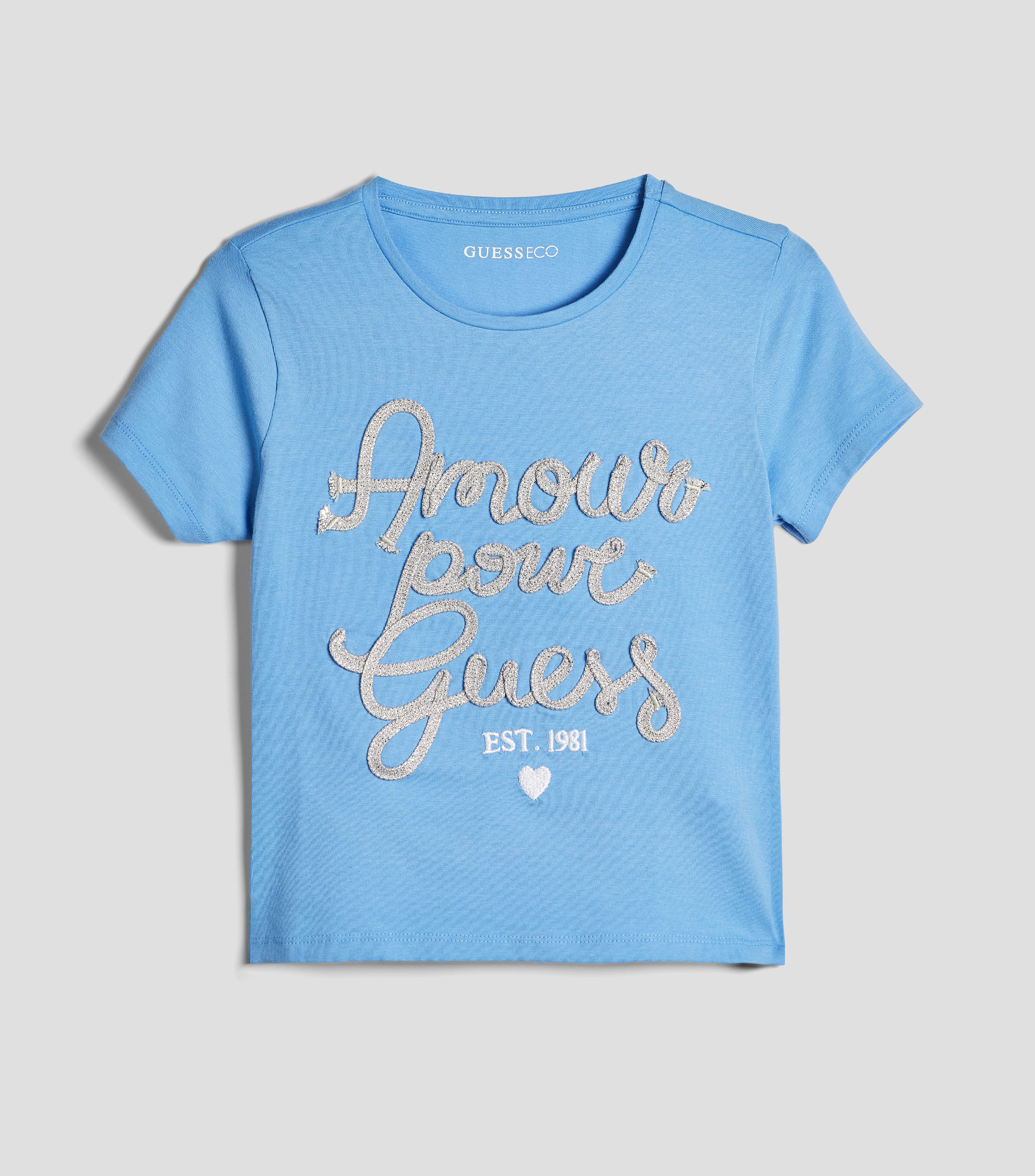 Playera cuello redondo manga corta fantasía Niña