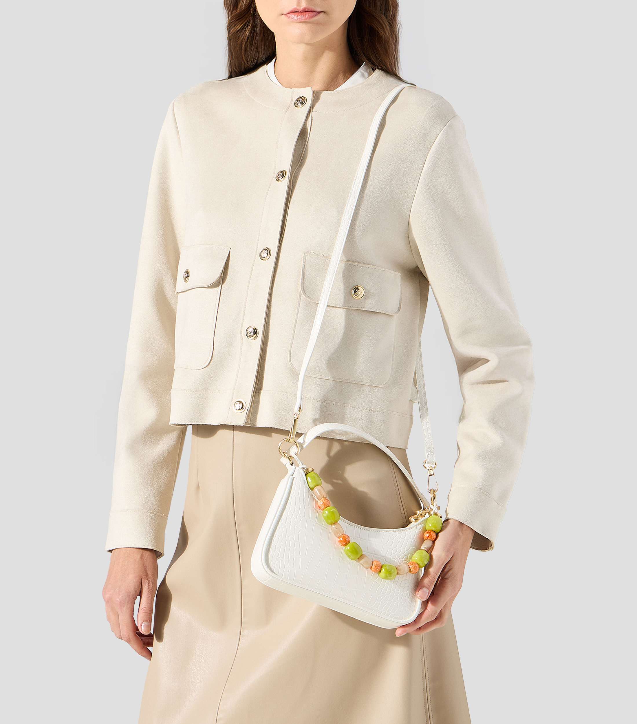 Bolsa Shoulder animalskin Mujer