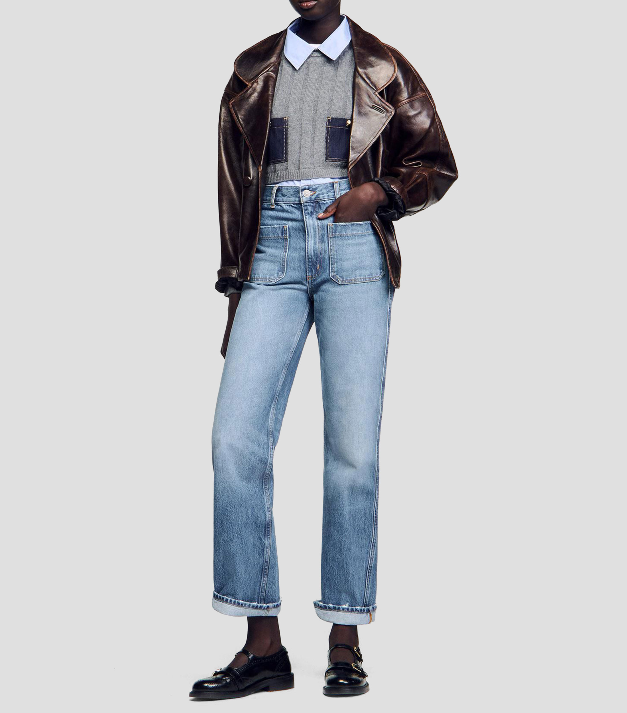 Jeans Acampanado Mujer