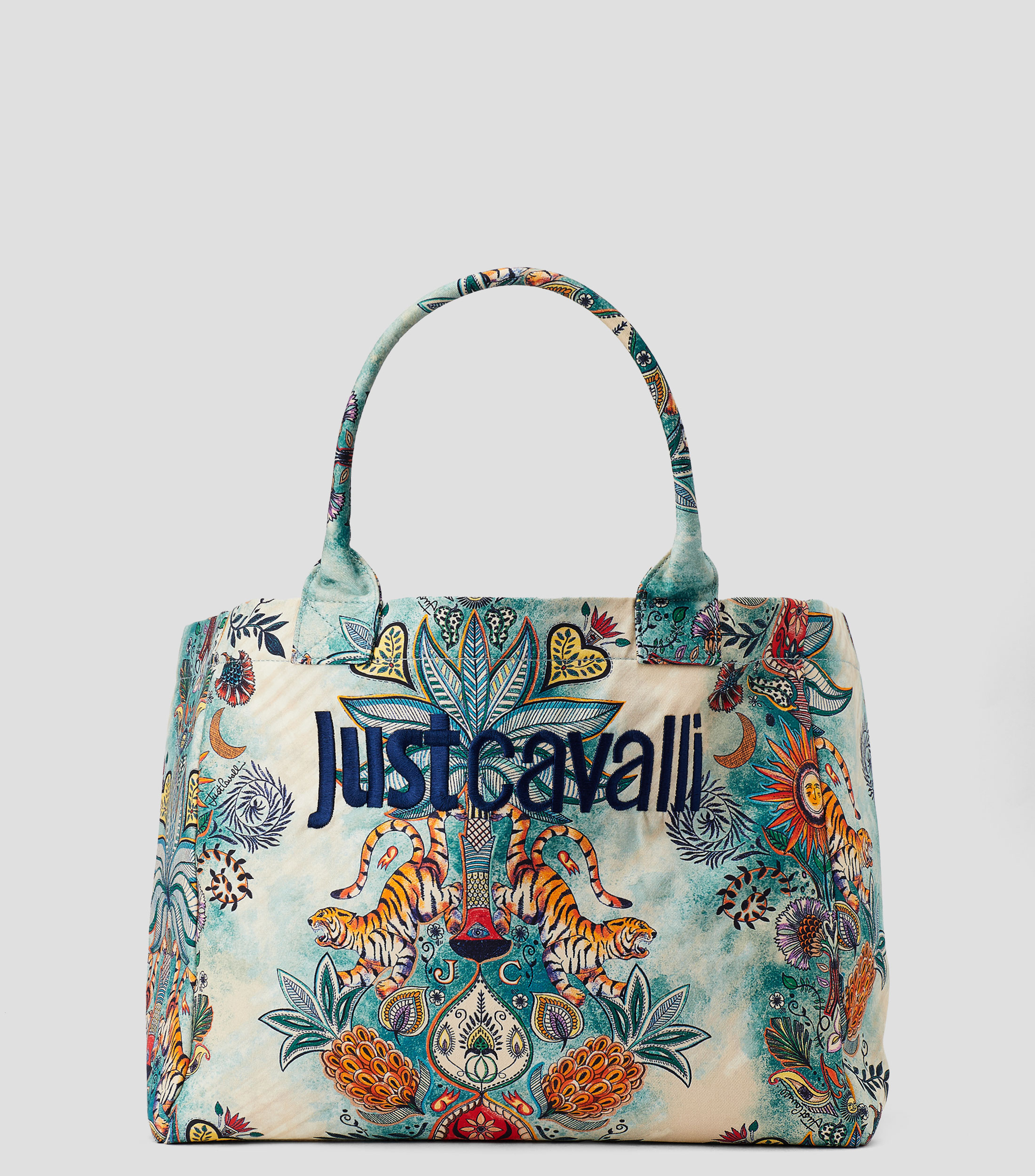 Bolsa tote multicolor estampada Mujer