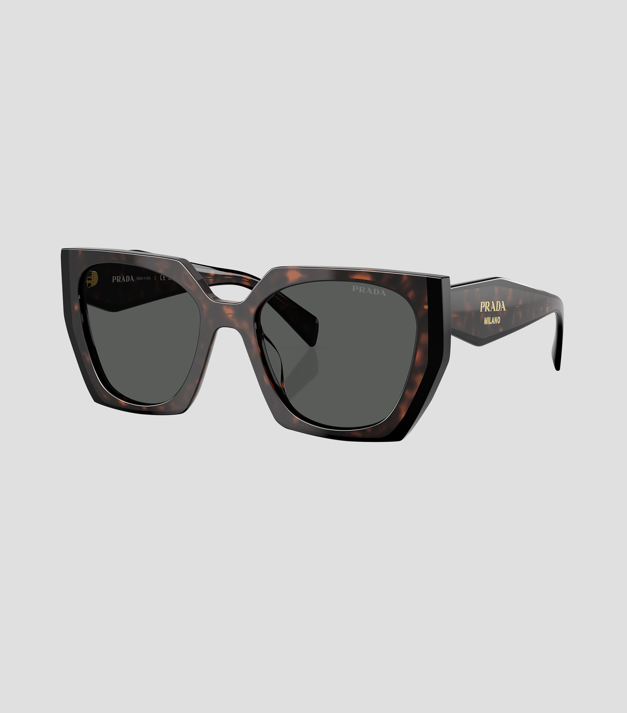 Lentes de sol cuadrados carey Mujer