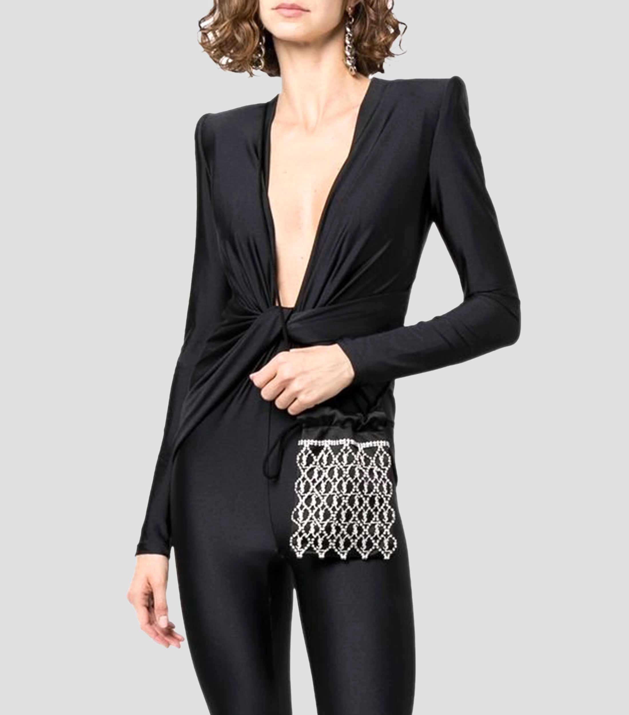 Bolsa pouch negro Le Monogramme Mujer