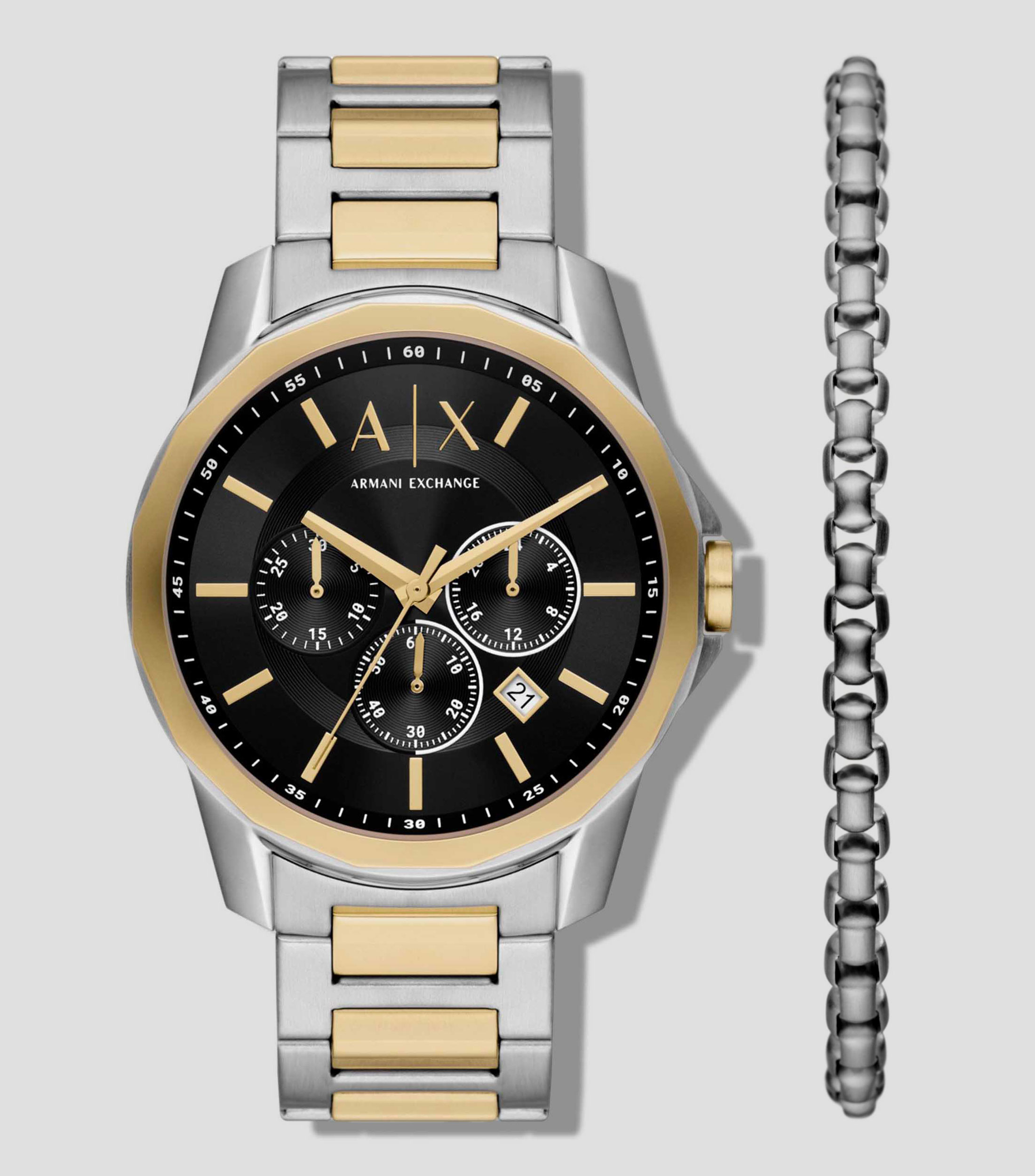 Set de Reloj y Brazalete para Hombre
