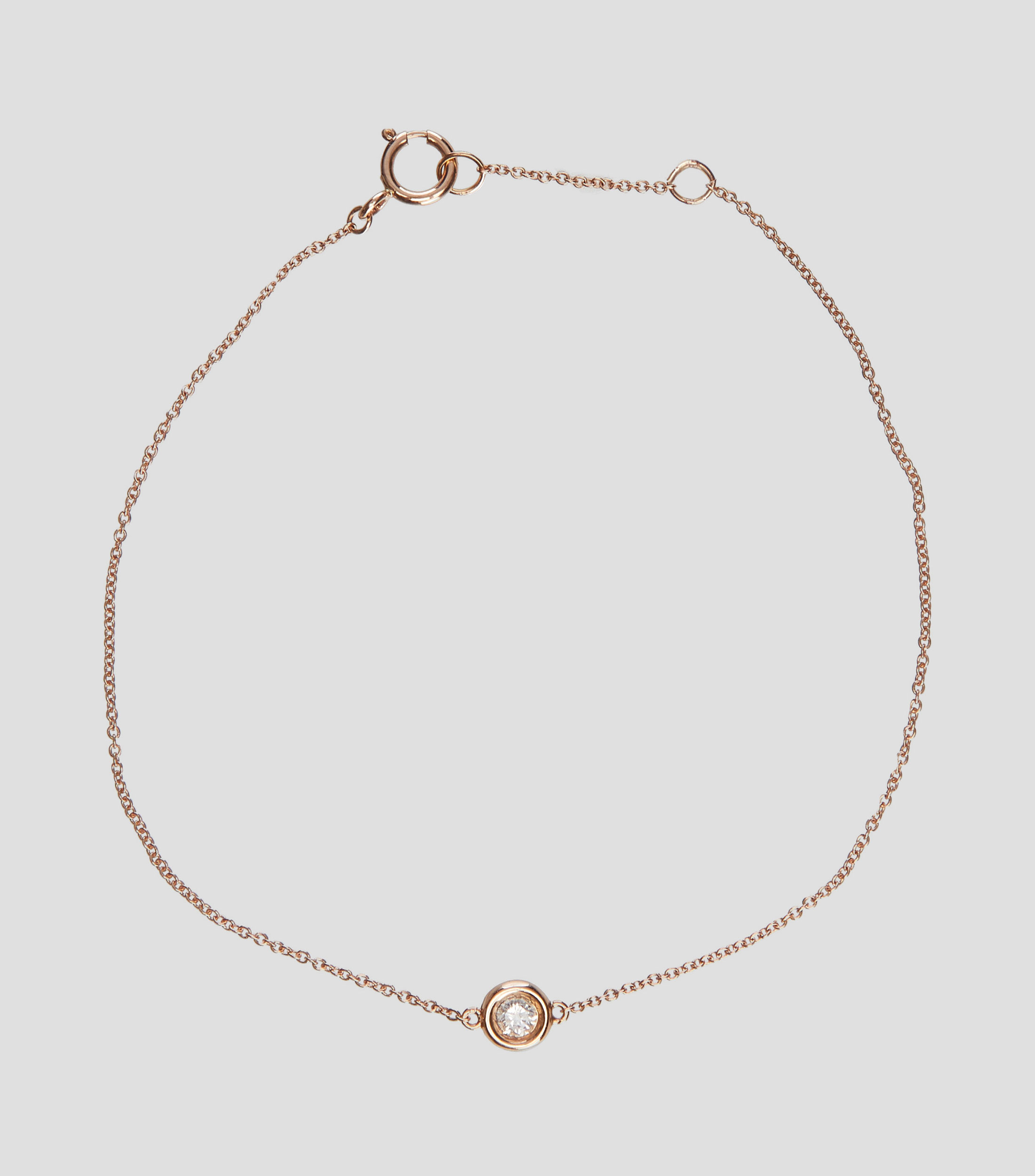 Pulsera en oro rosa de 18 Kts Mujer