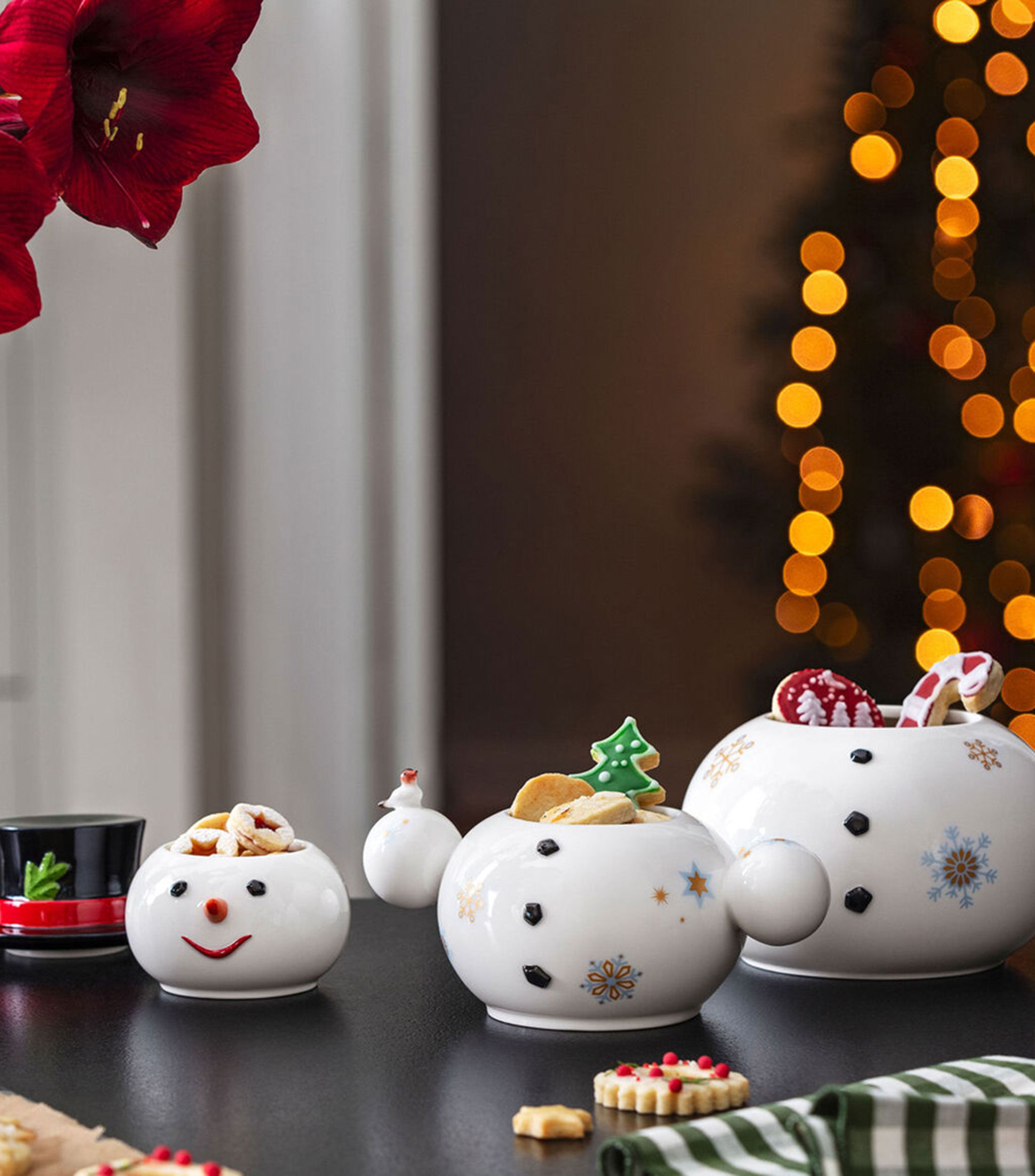 Dulcero Christmas Toys Memory Snowman en porcelana