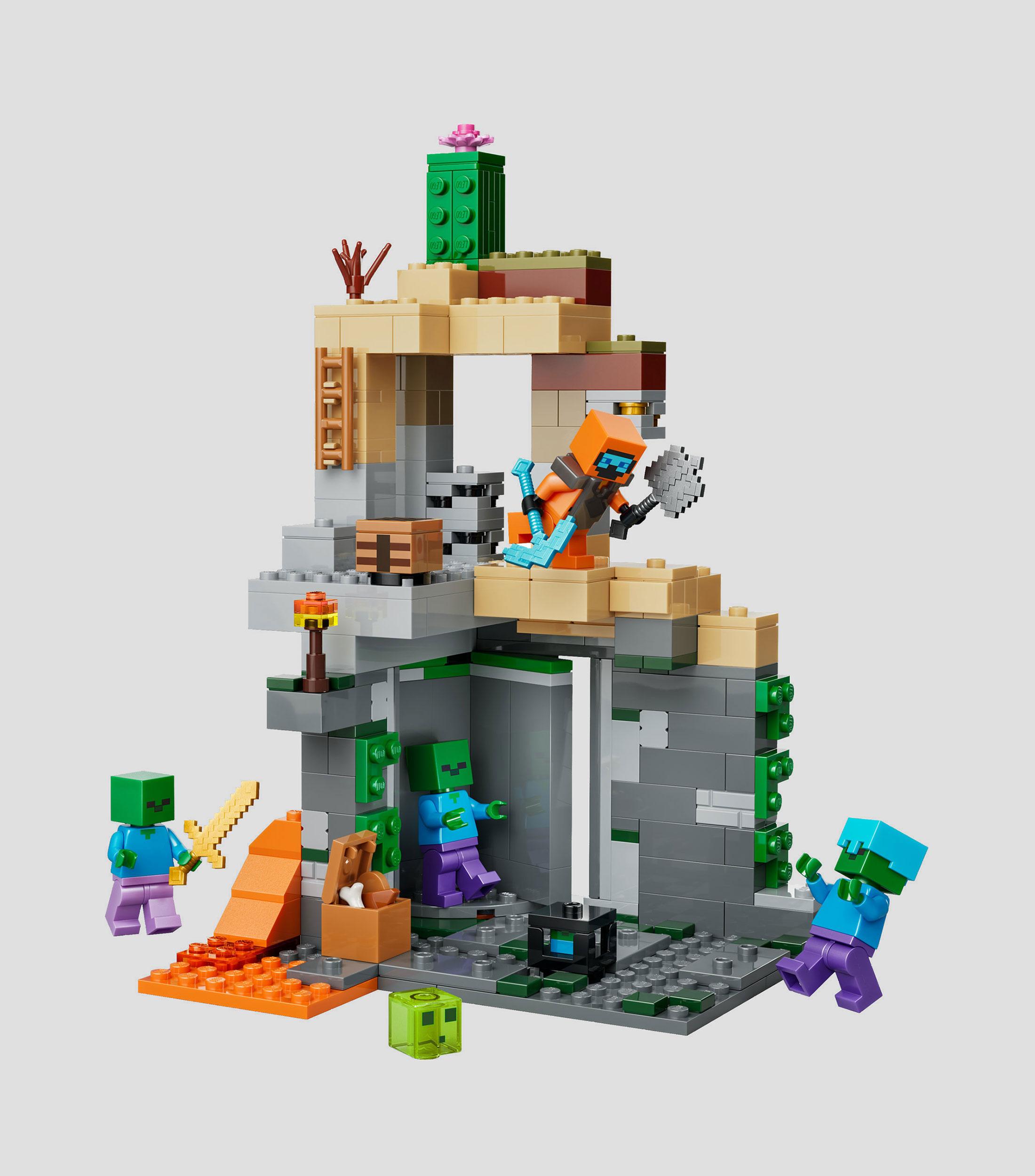 Lego Minecraft El Calabozo de Zombies