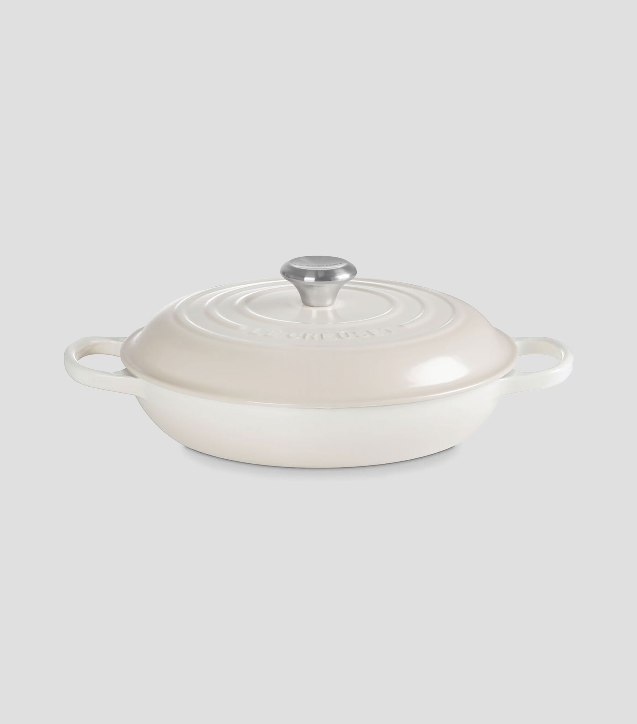 Cacerola en hierro colado Buffet 2.8 L blanco