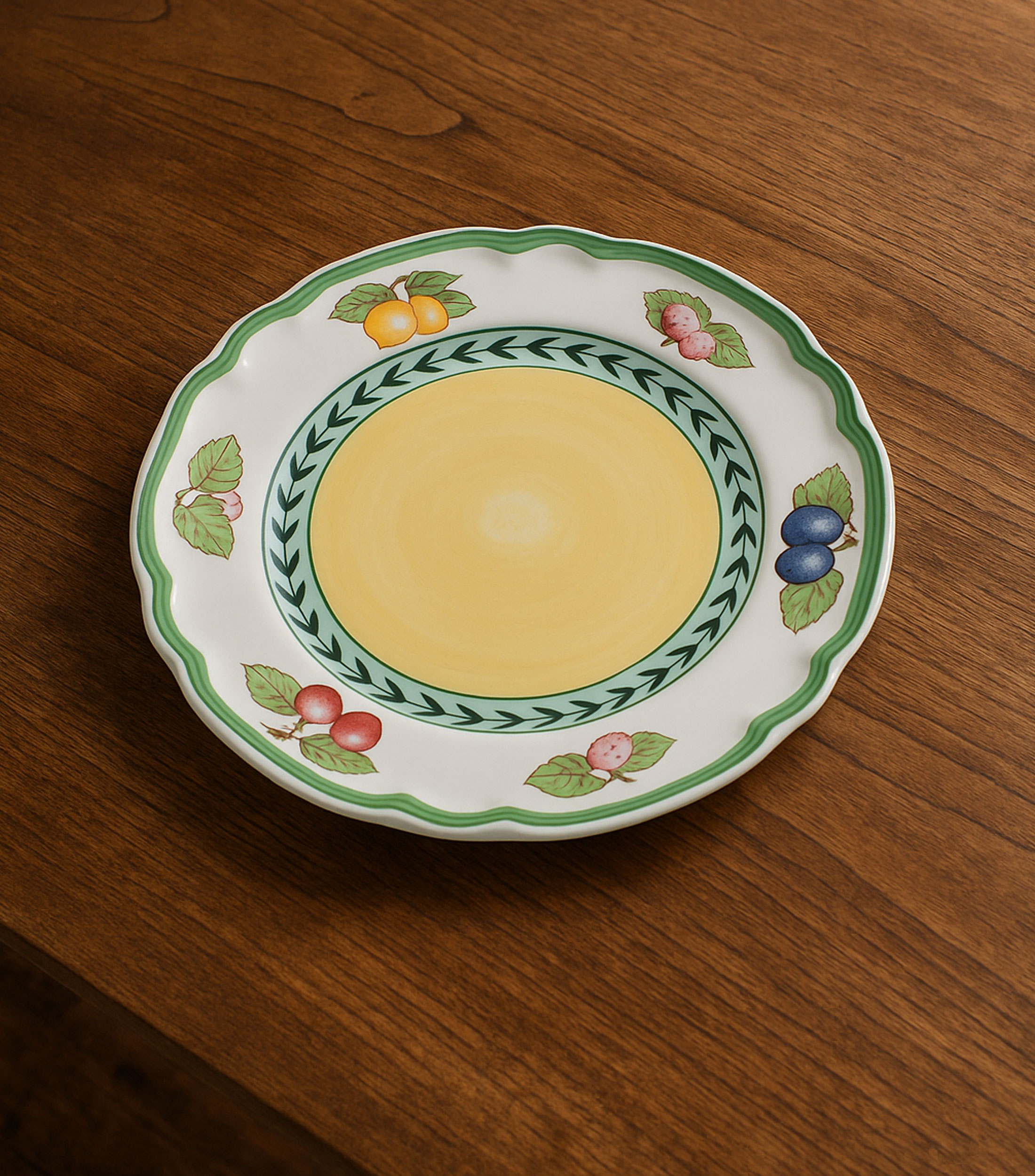 Plato para Pan French Fleurence frutal
