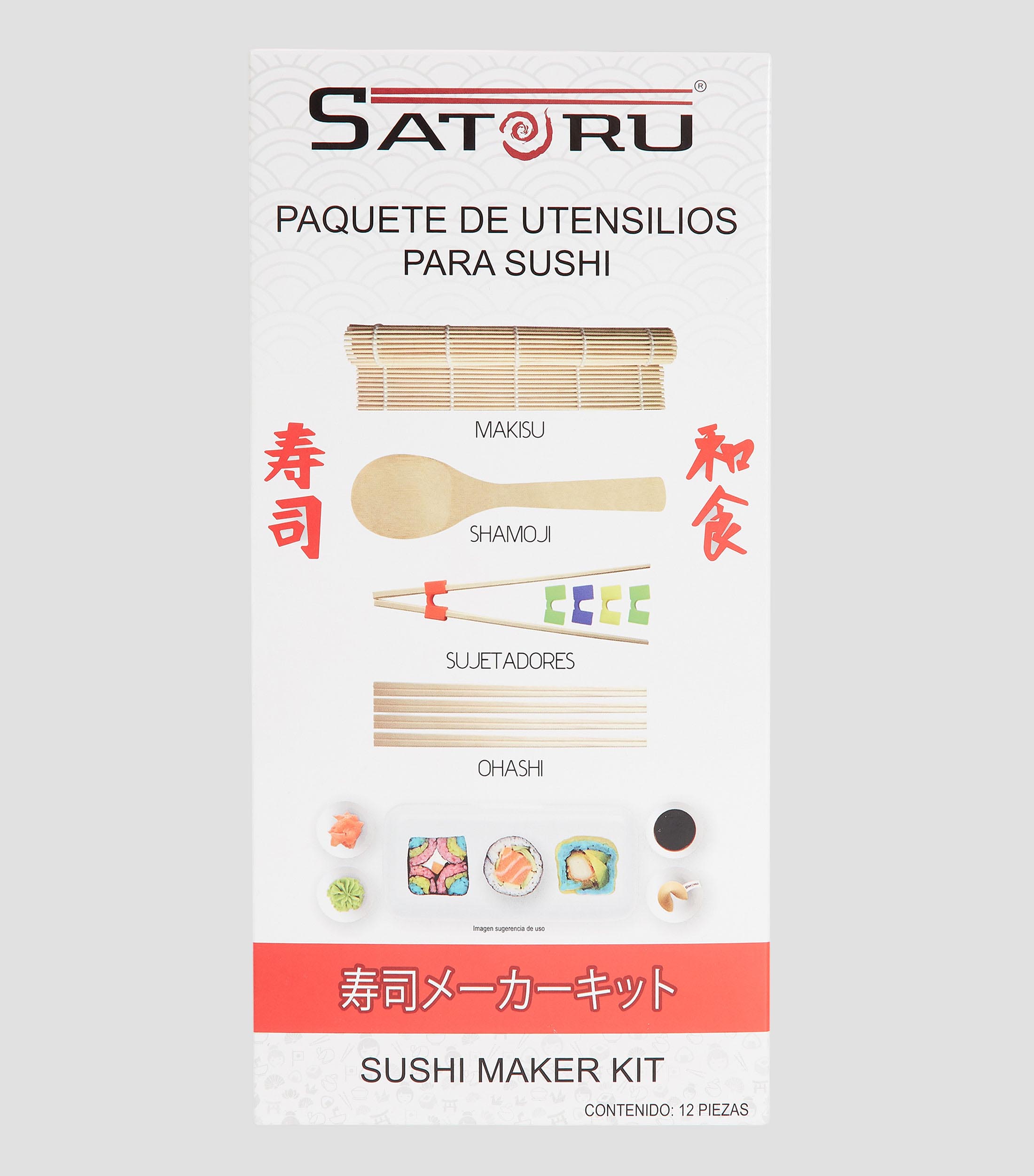 Paquete de Utensilios para Sushi 12 Piezas