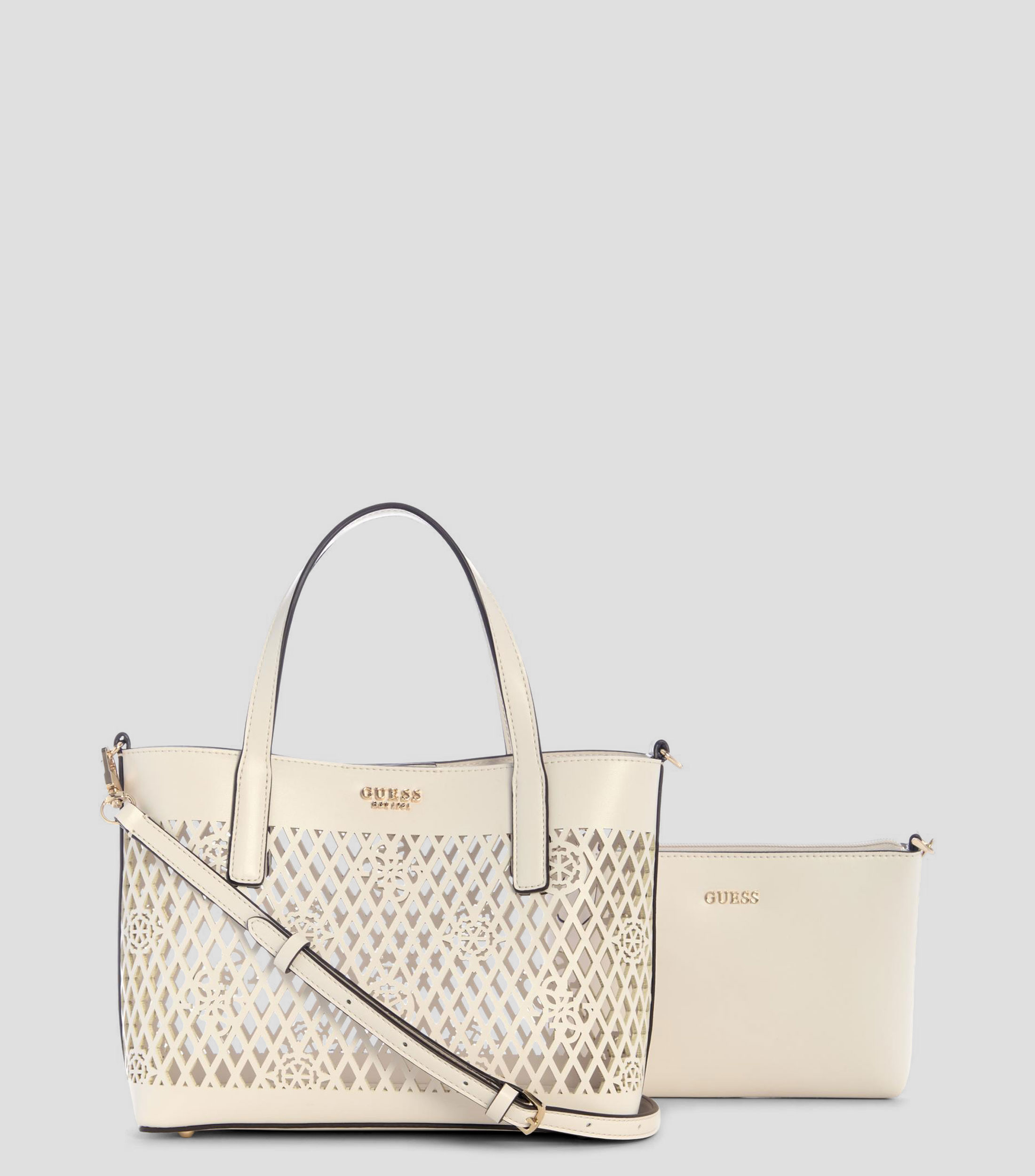 Bolsa tote blanca Letty 2 in 1 mini lisa Mujer