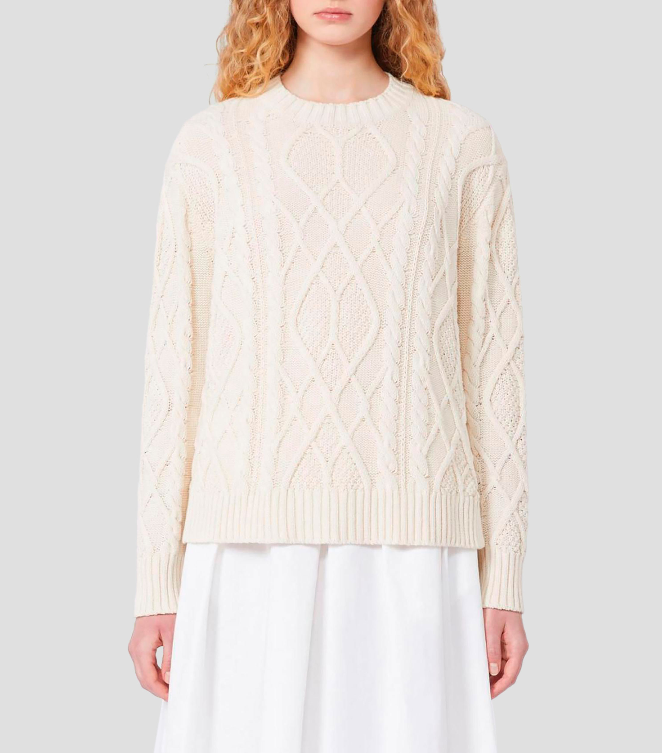 Suéter cuello redondo Mujer