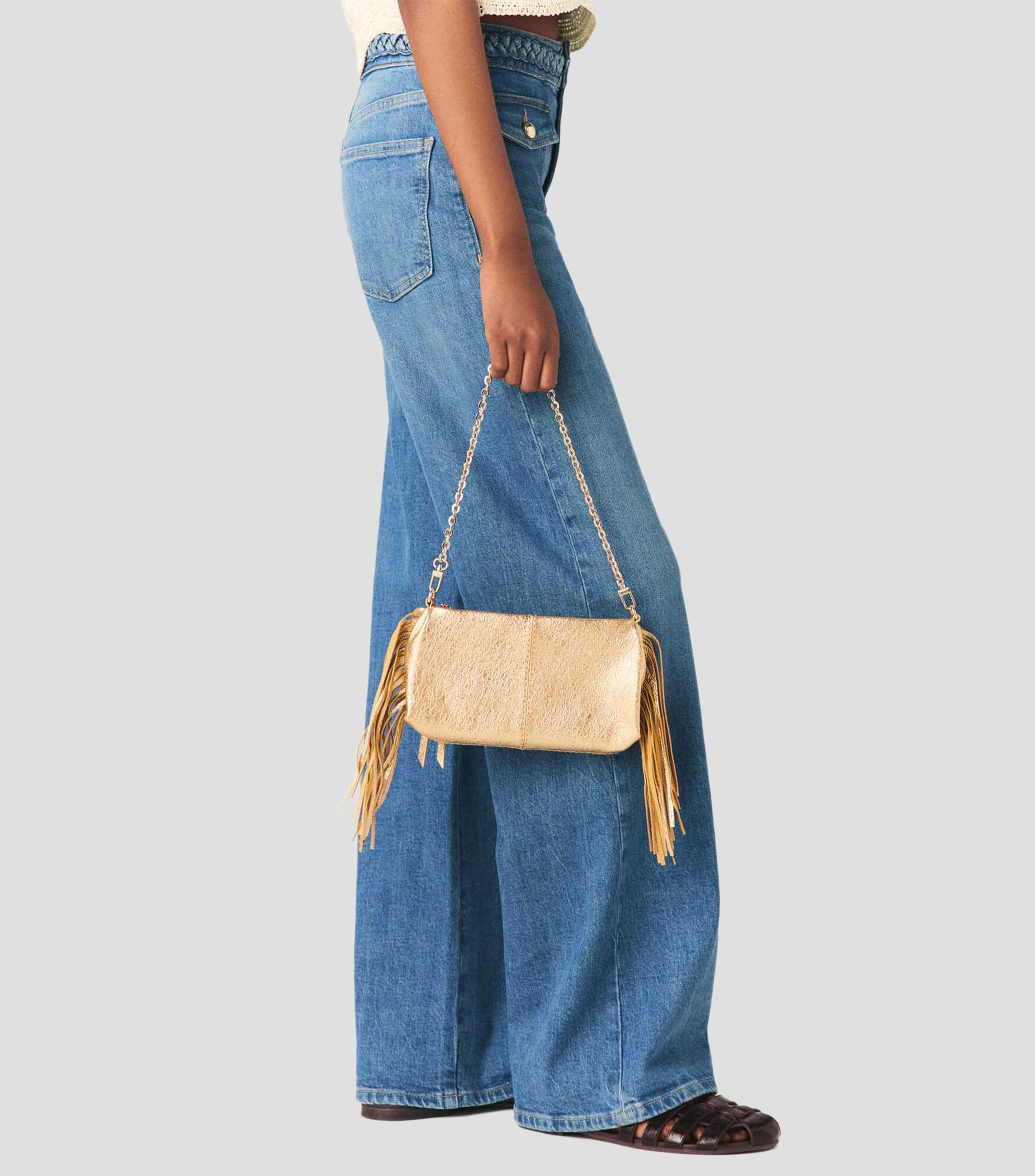 Bolsa shoulder en piel Mujer