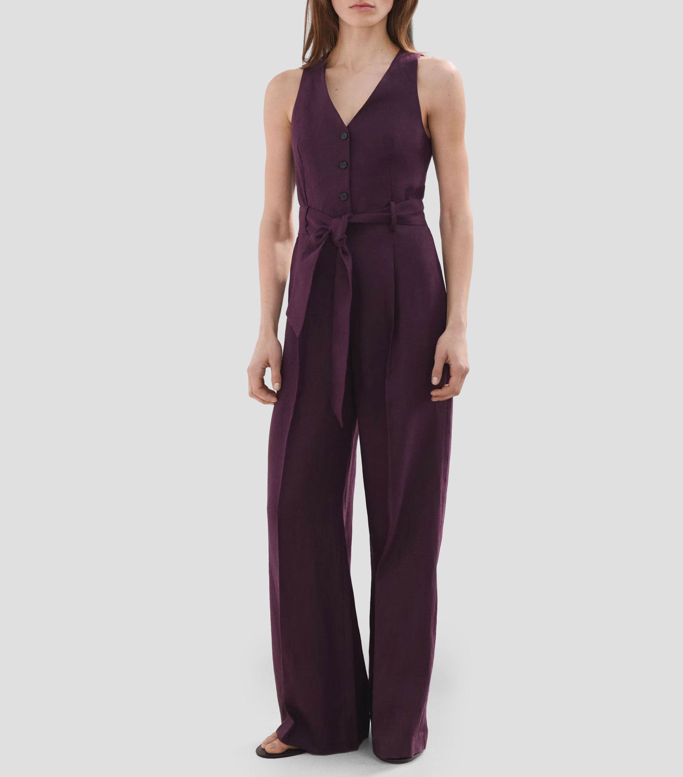 Jumpsuit de corte recto Mujer