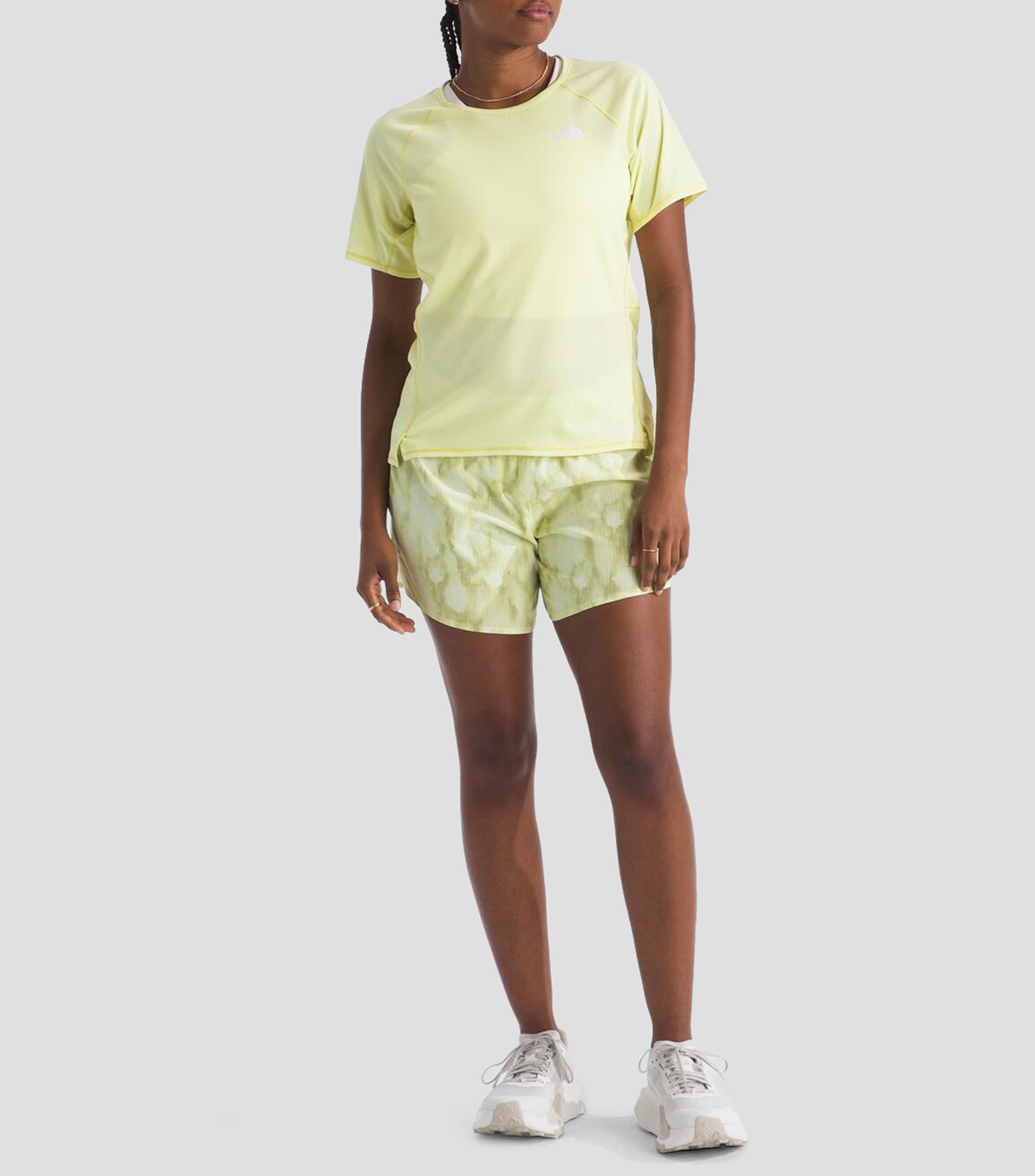 Playera cuello redondo manga corta Sunriser SS lisa Mujer