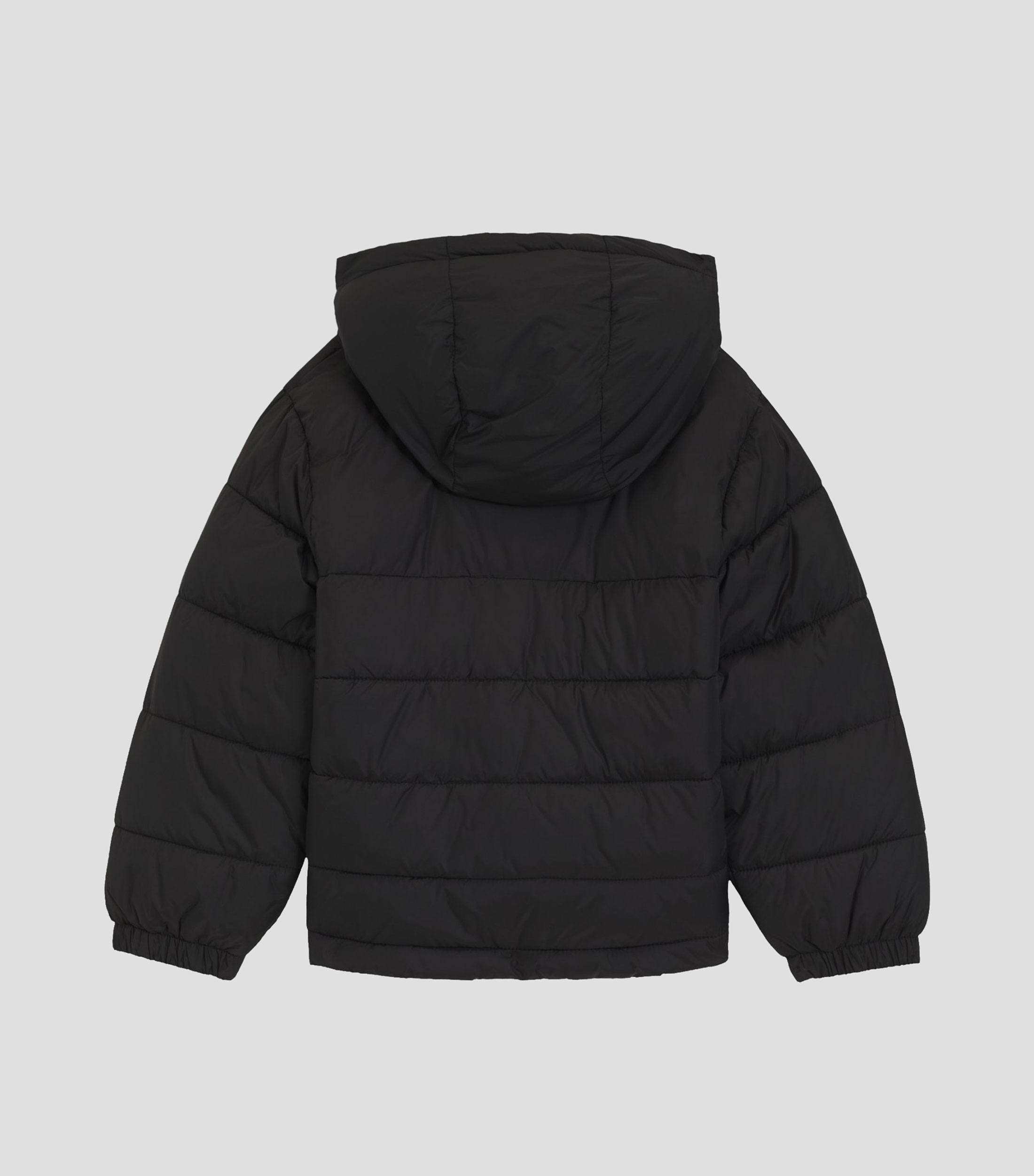 Chamarra con capucha impermeable con insignia del logotipo Niño
