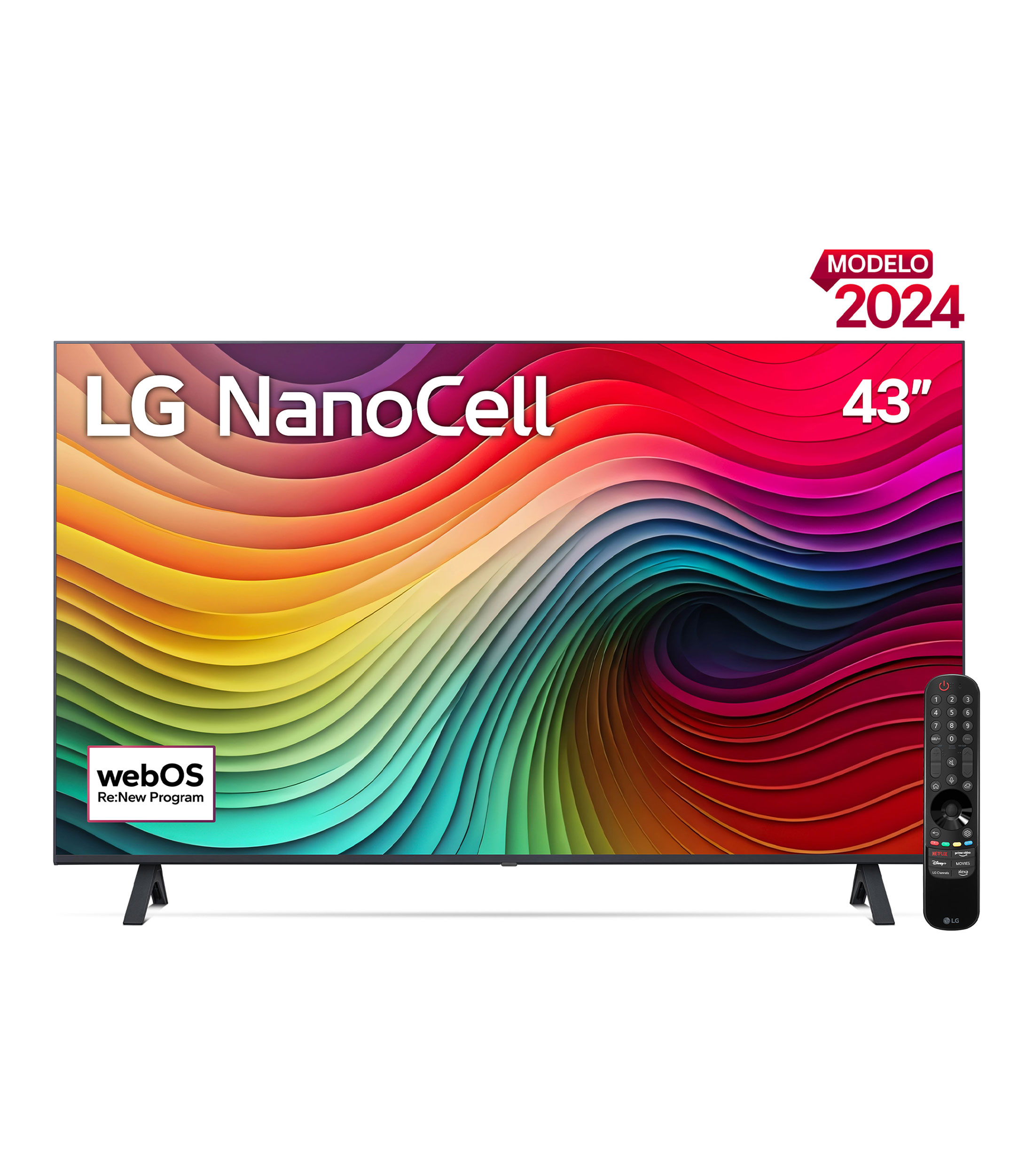 LG: Pantalla 43 Pulgadas Plana NanoCell 4K webOS NANO80 43NANO80TSA ...