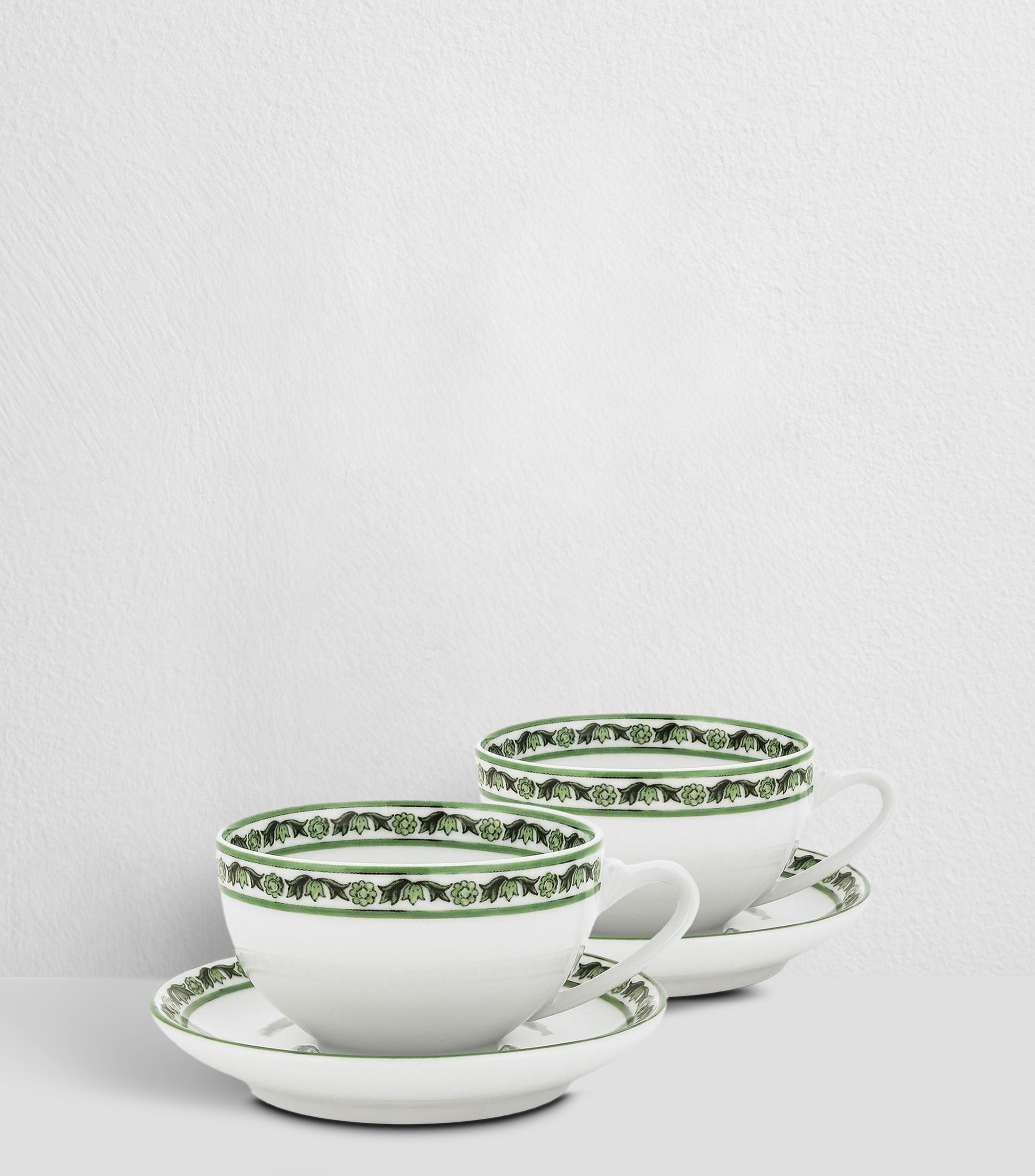 Set 2 Tazas para Café con Plato
