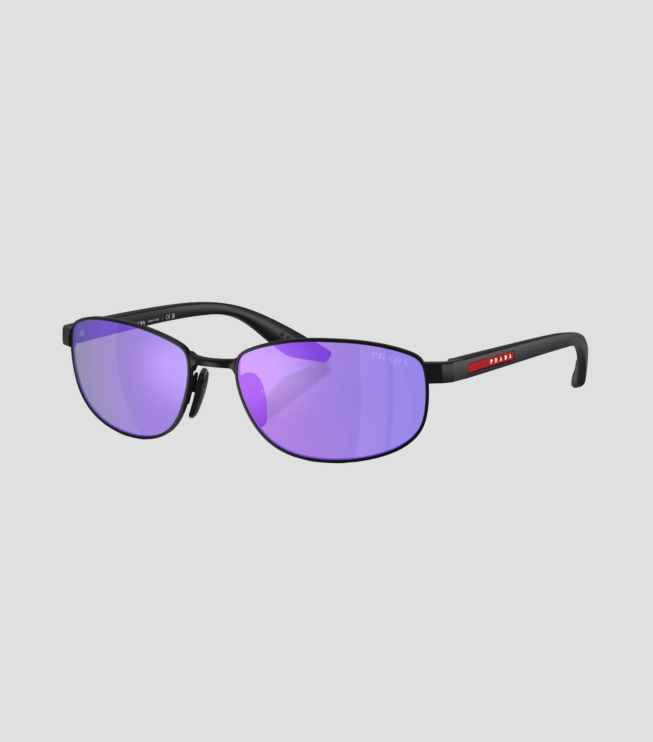 Lentes de sol ovalados Linea Rossa negros Unisex