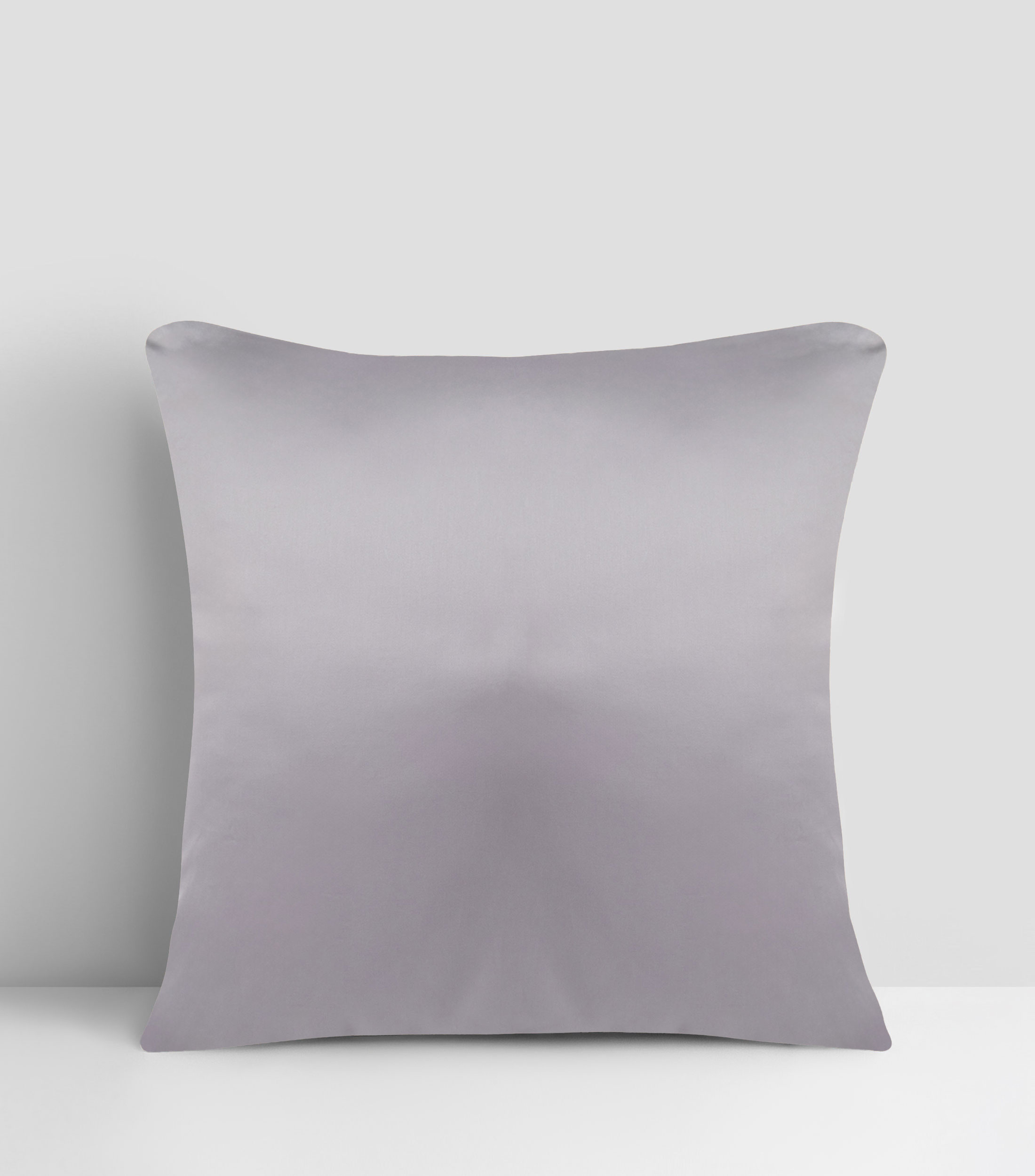 Funda para Almohada Euro en Algodón Gris Perla