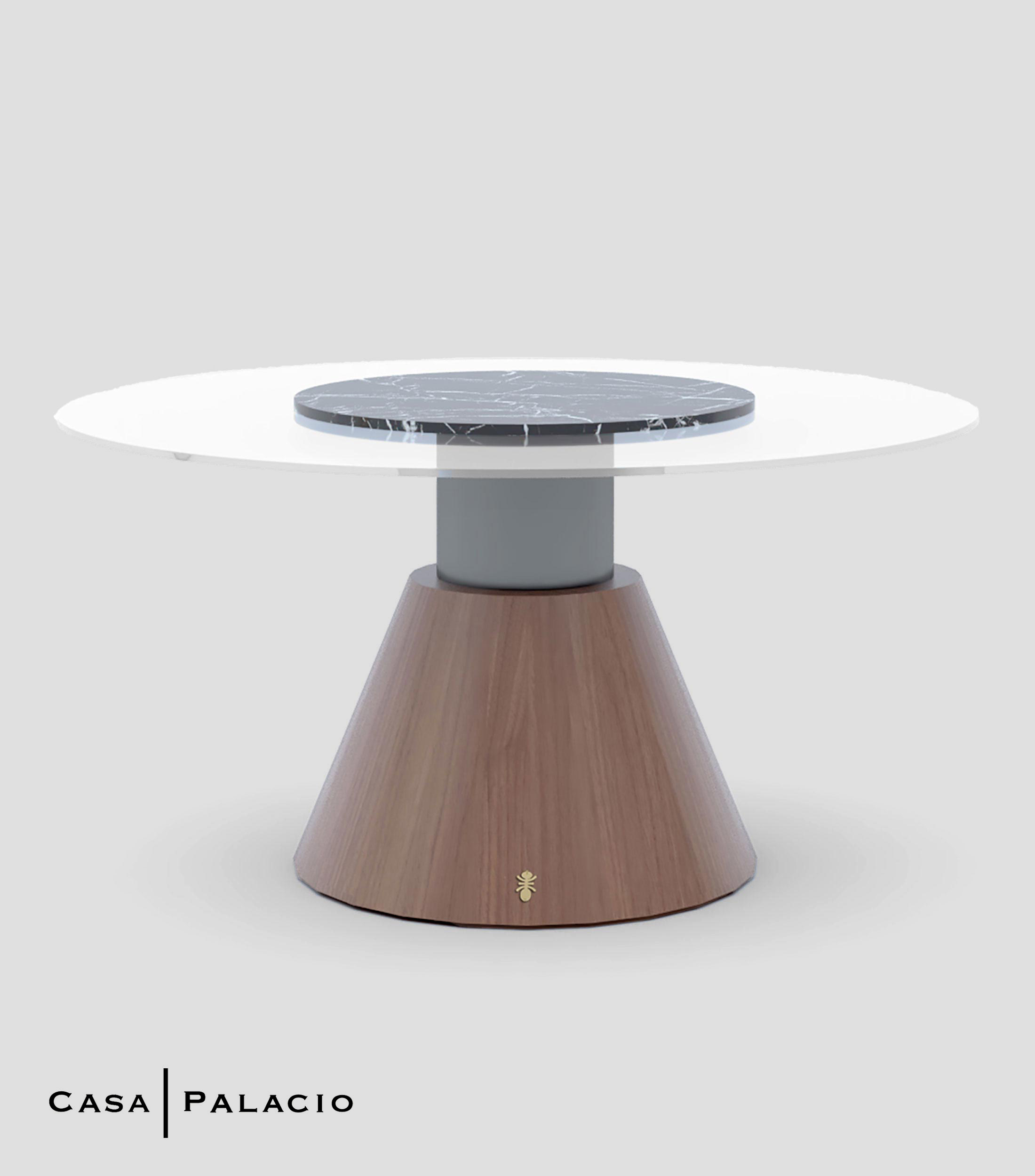 Mesa de Comedor Beverly en vidrio