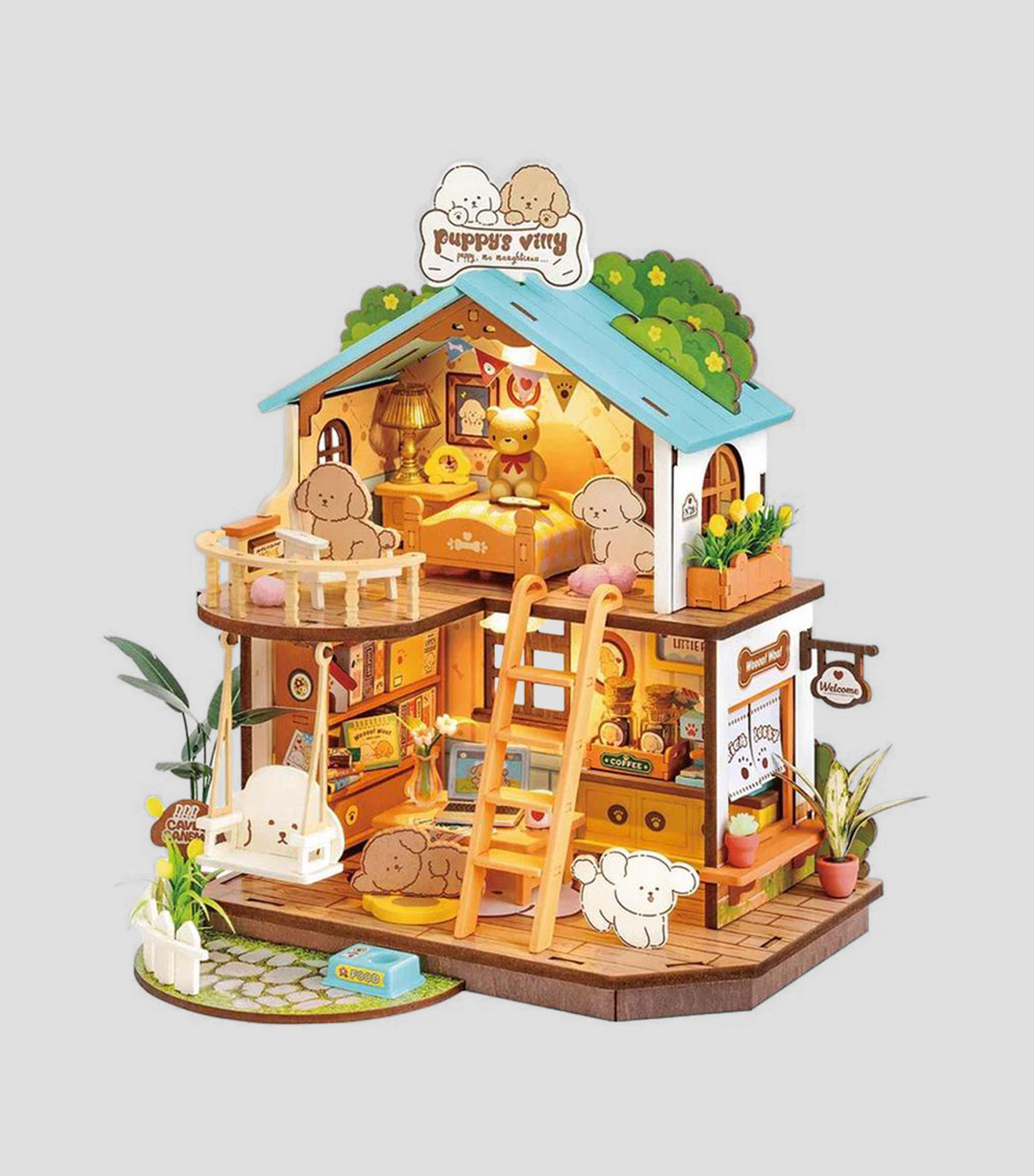 Armable 3D Acogedora Villa Perrito