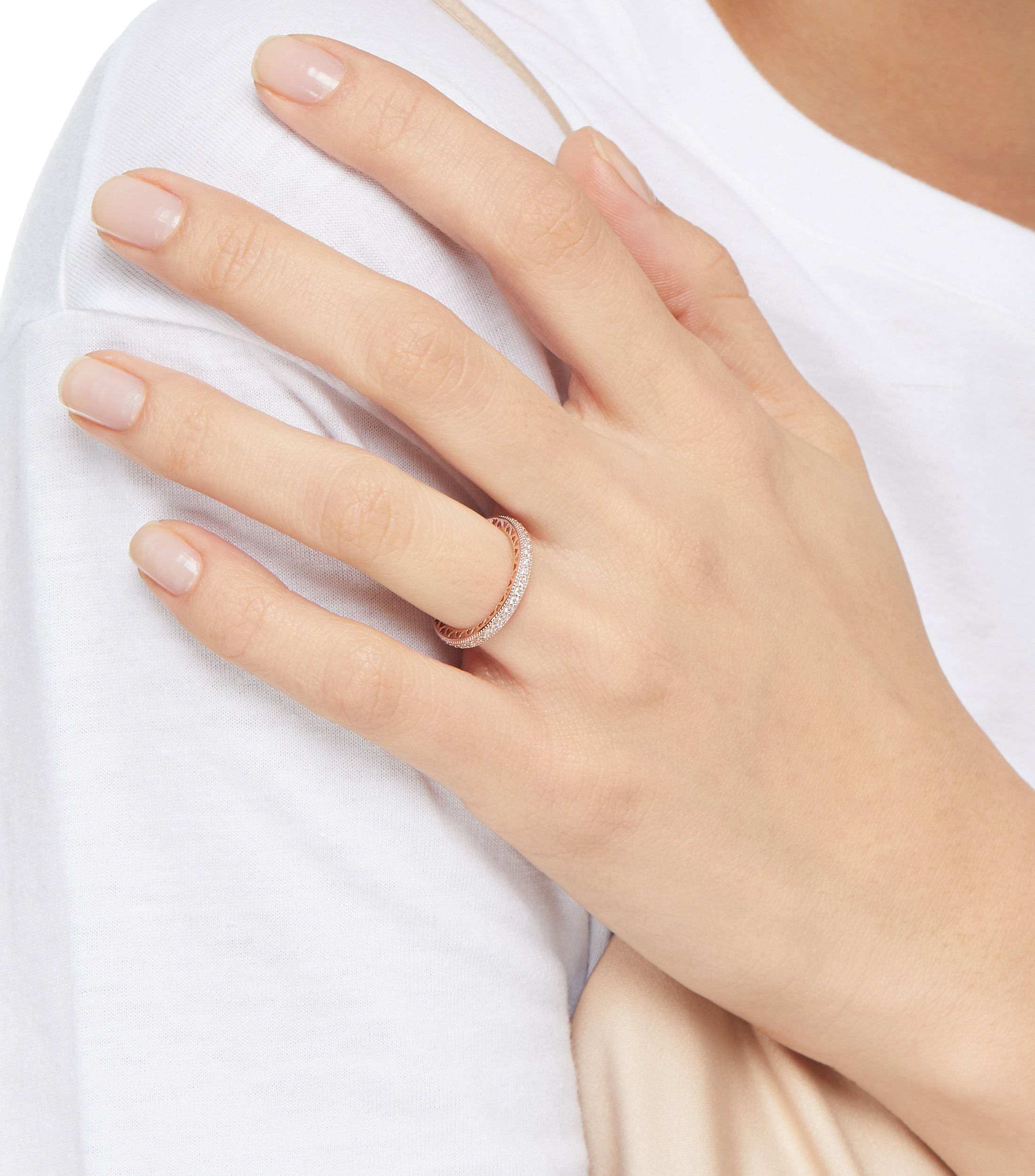 Anillo Pandora Rose con circonitas Mujer