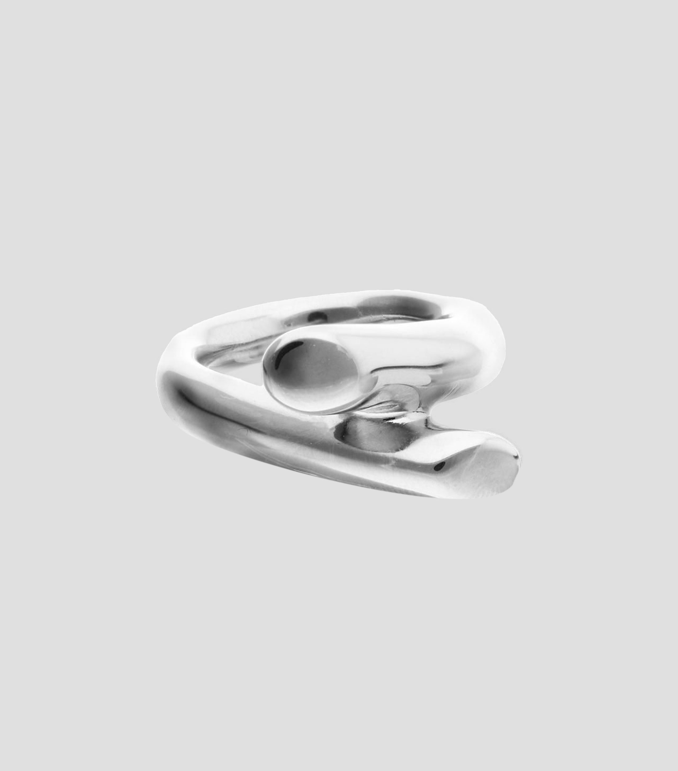 Anillo tubos entrelazados Mujer