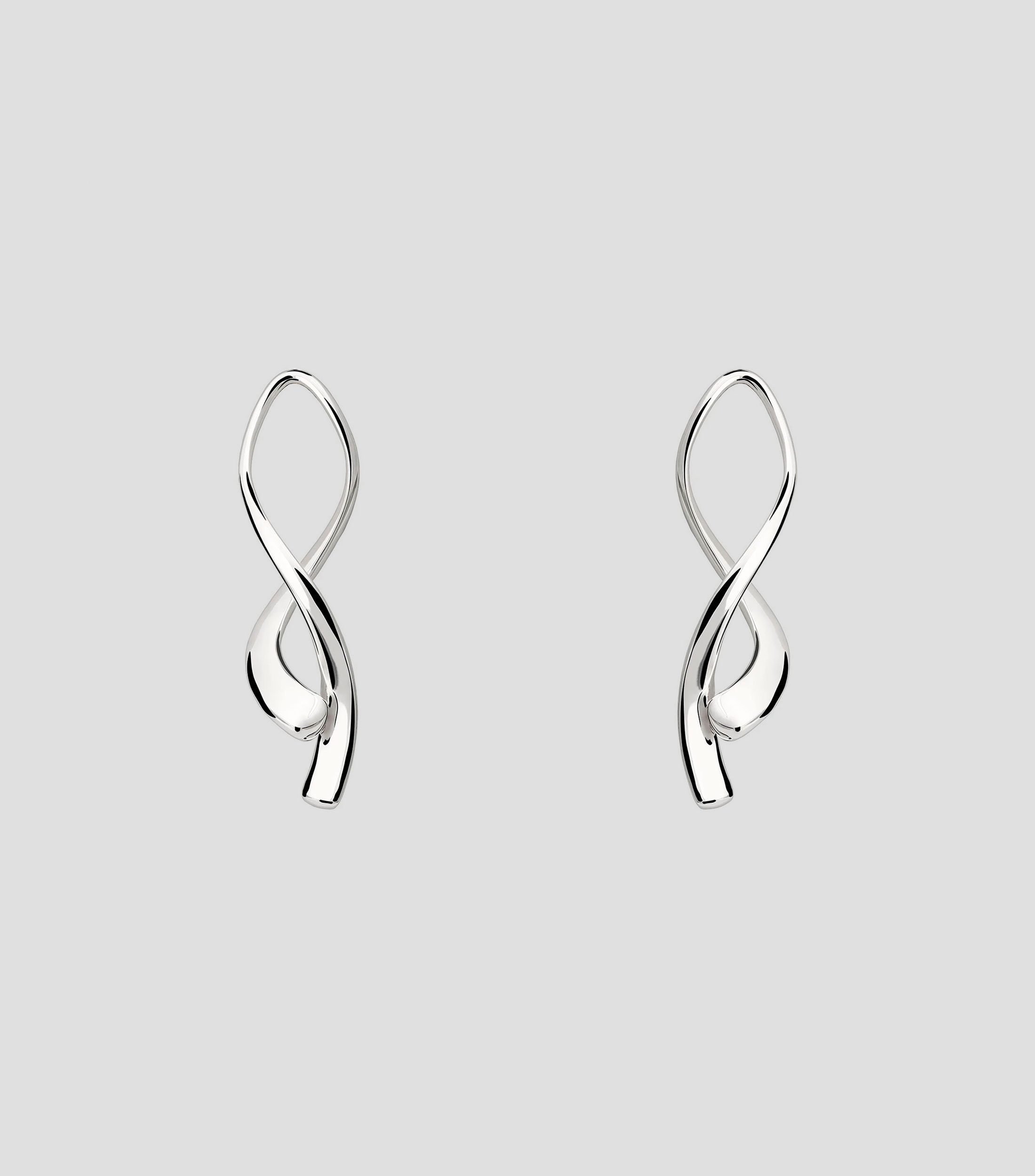 Aretes en Plata Flujo Mujer