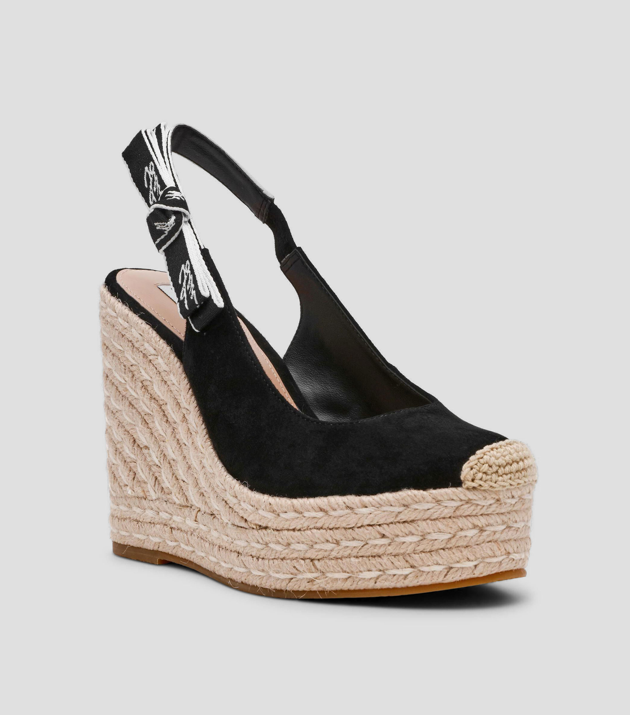 Alpargatas slingback Demmi con plataforma cuña alta Mujer