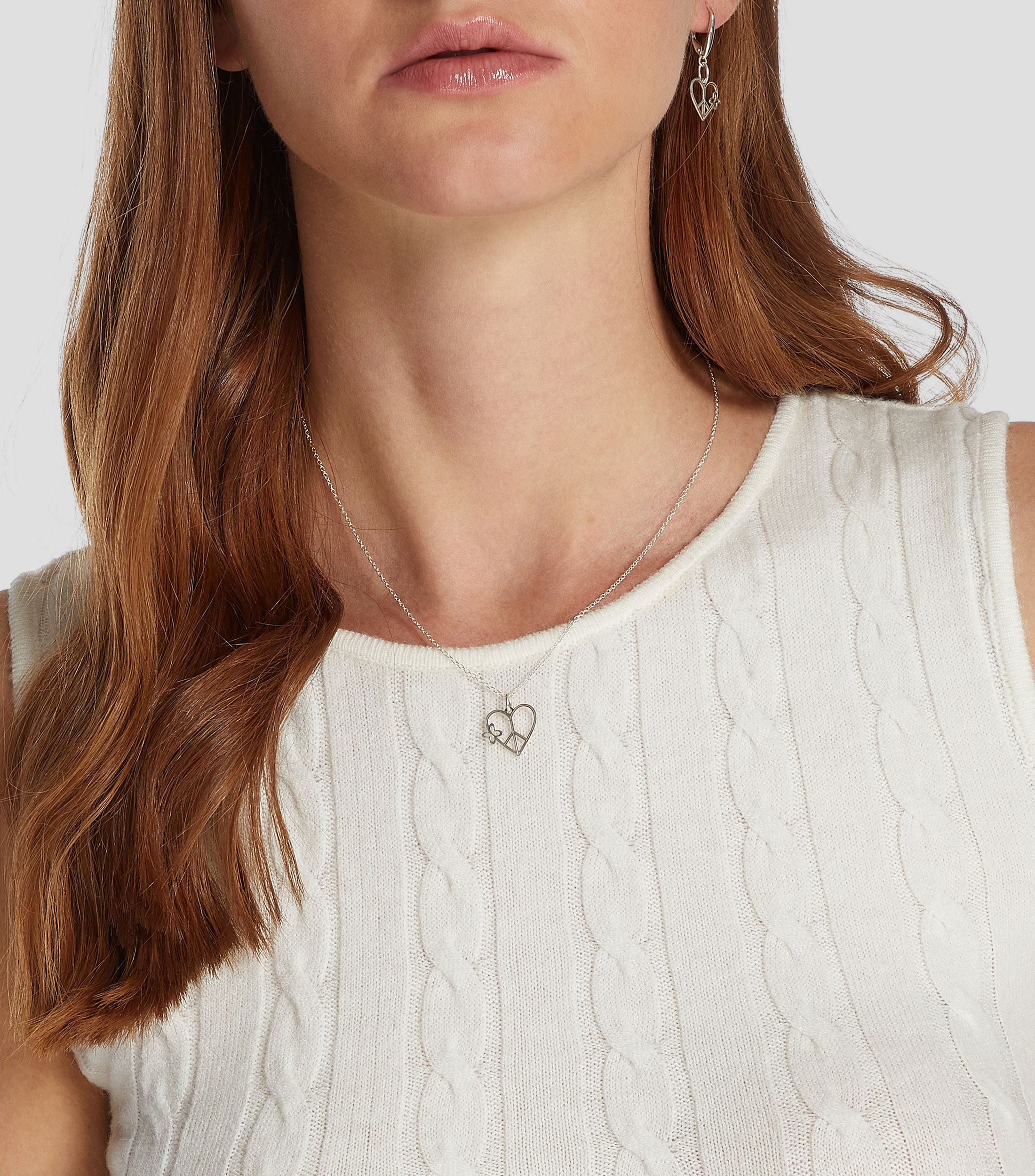 Dije de corazón en plata .925 Carisma Mujer